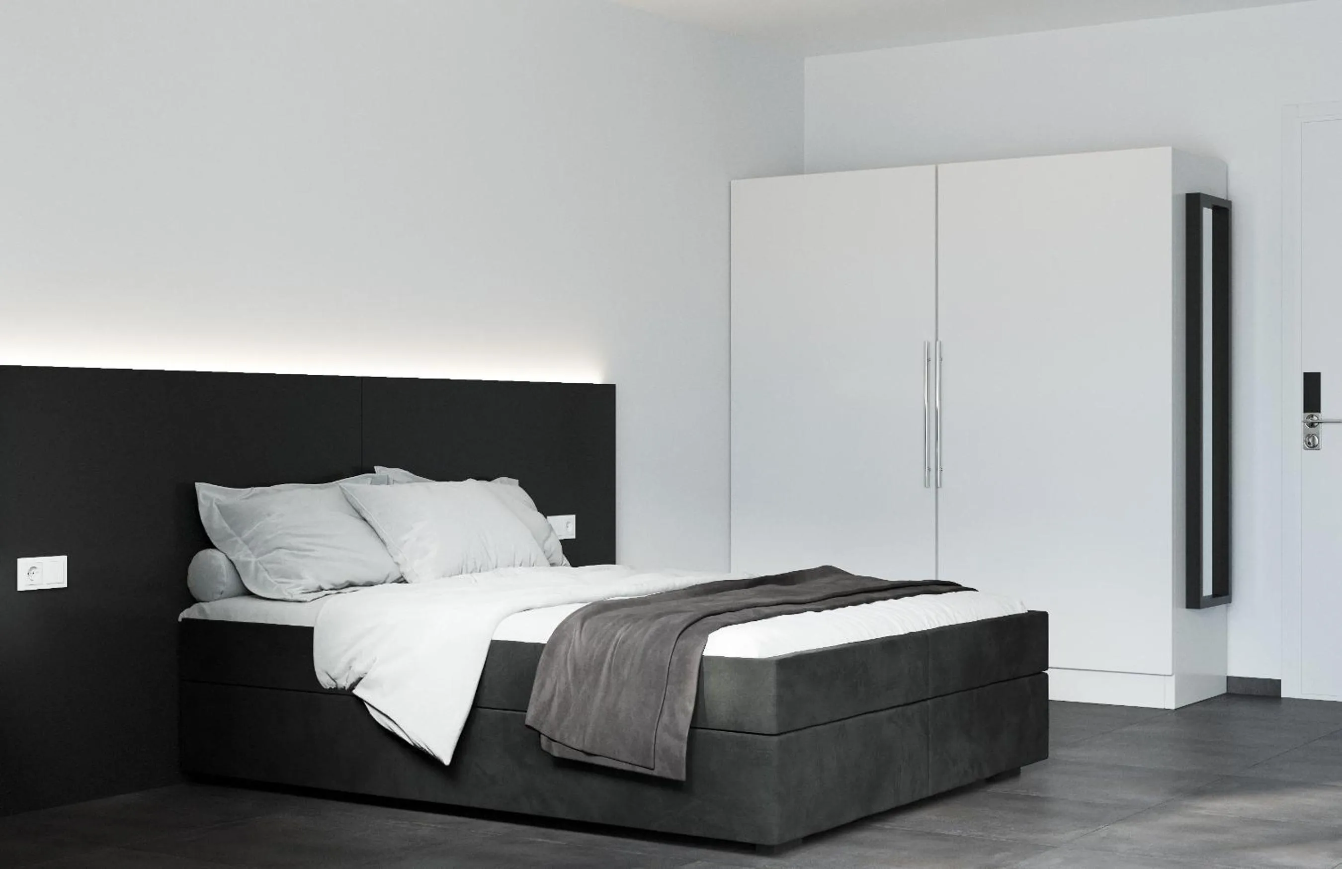 Bedroom in The Residences - Apartments Frankfurt