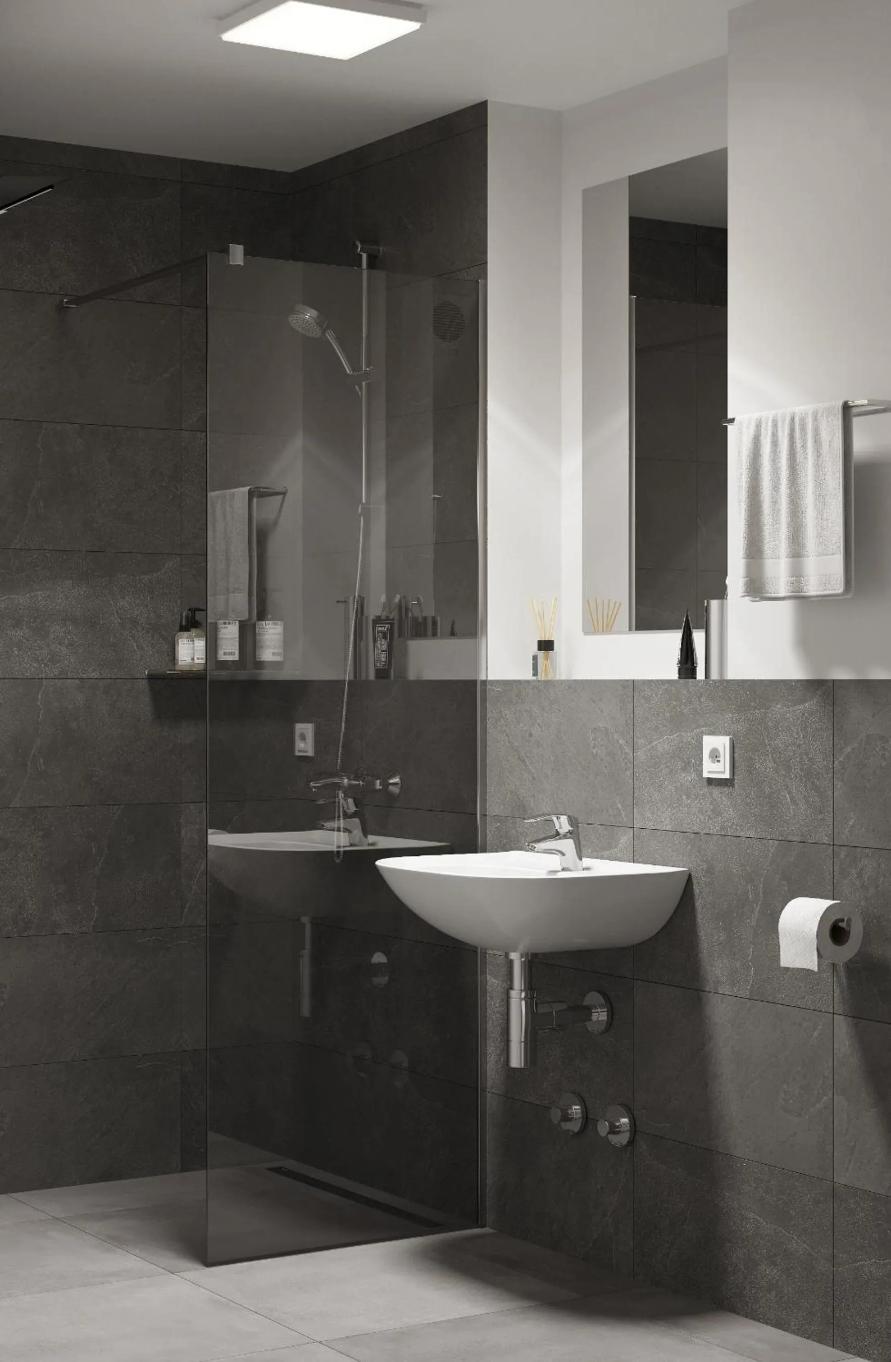 Bathroom in The Residences - Apartments Frankfurt