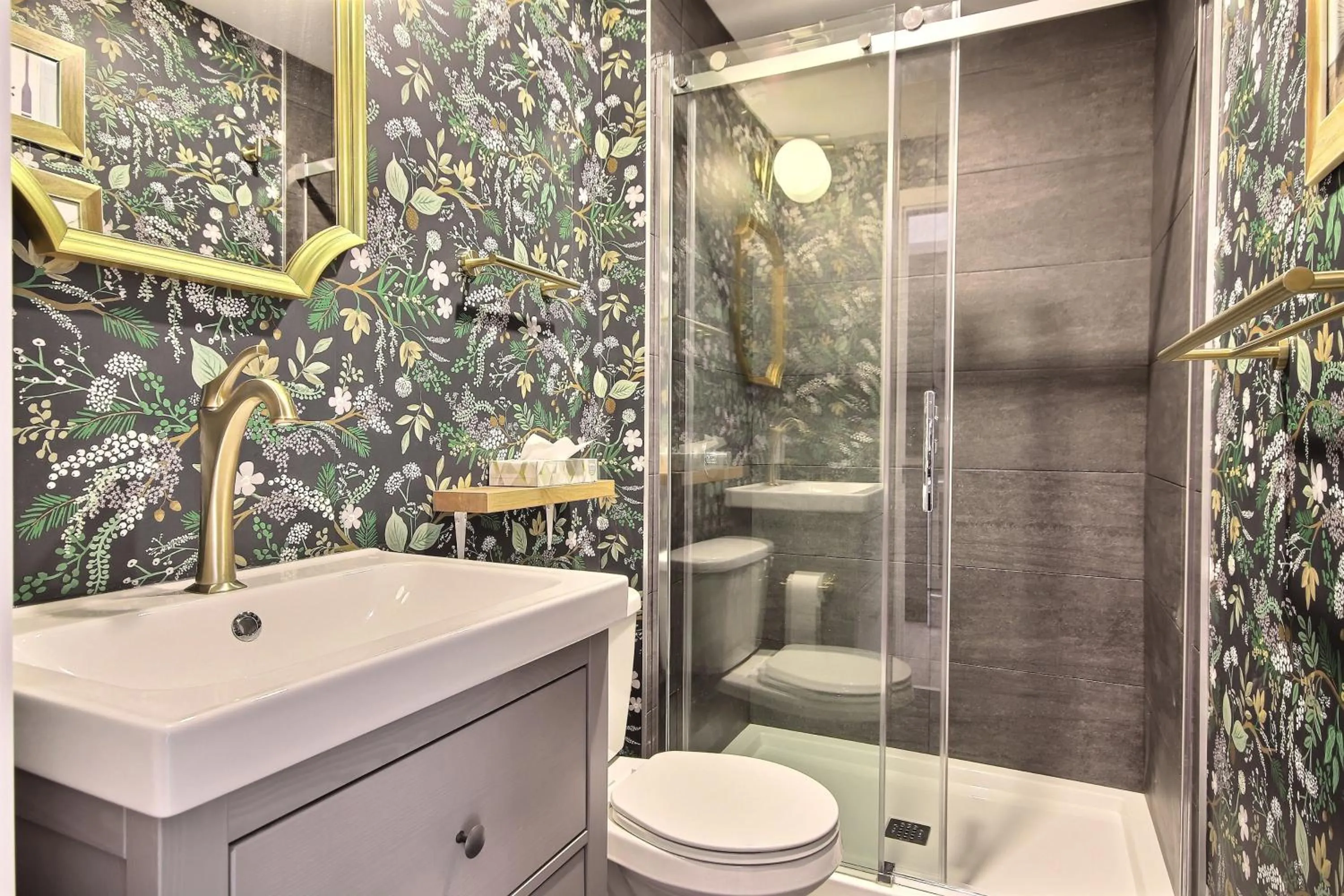 Toilet in North House - Unique and Sunny Top Floor Old Quebec Gem