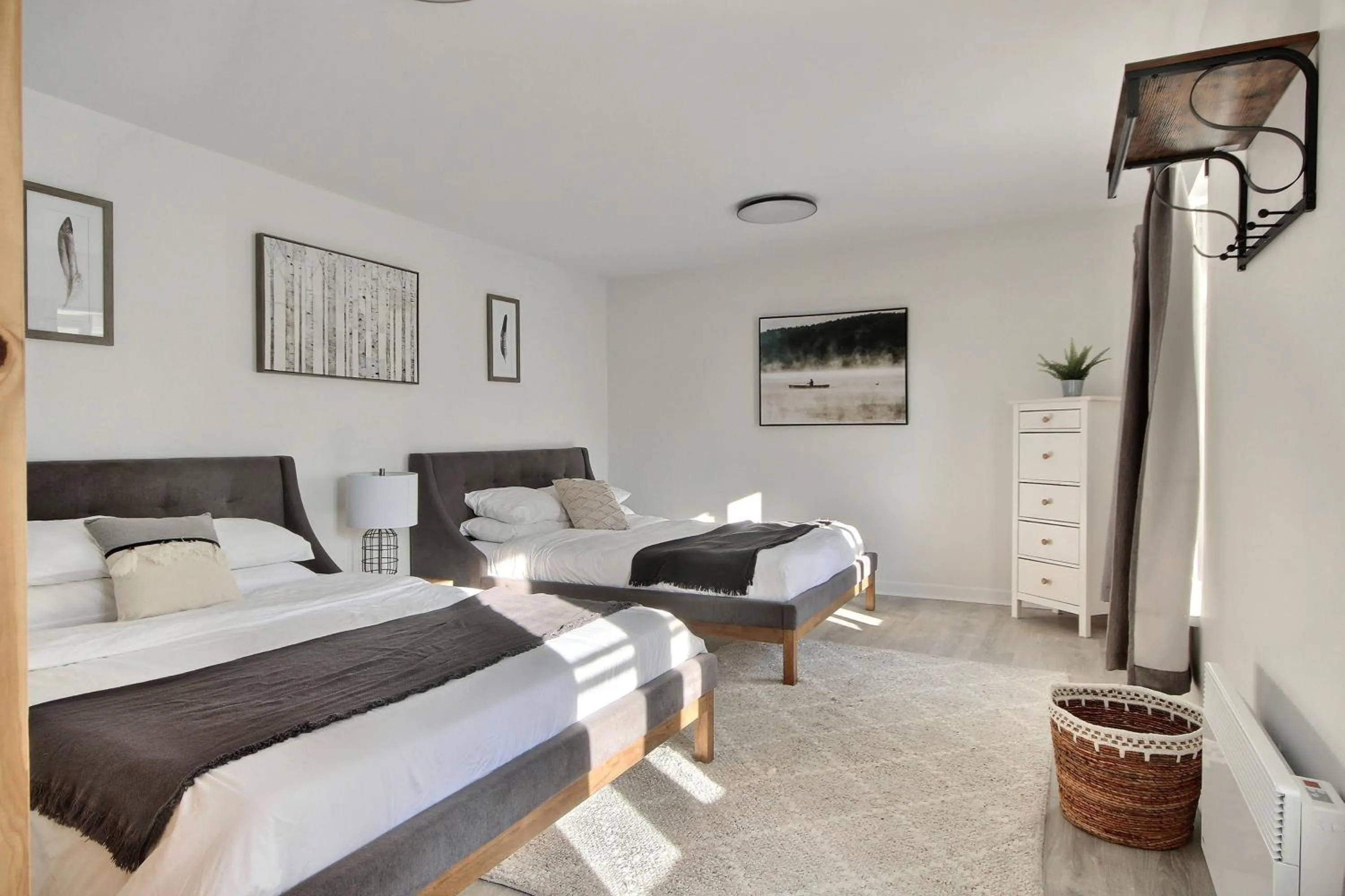 Bedroom, Bed in North House - Unique and Sunny Top Floor Old Quebec Gem