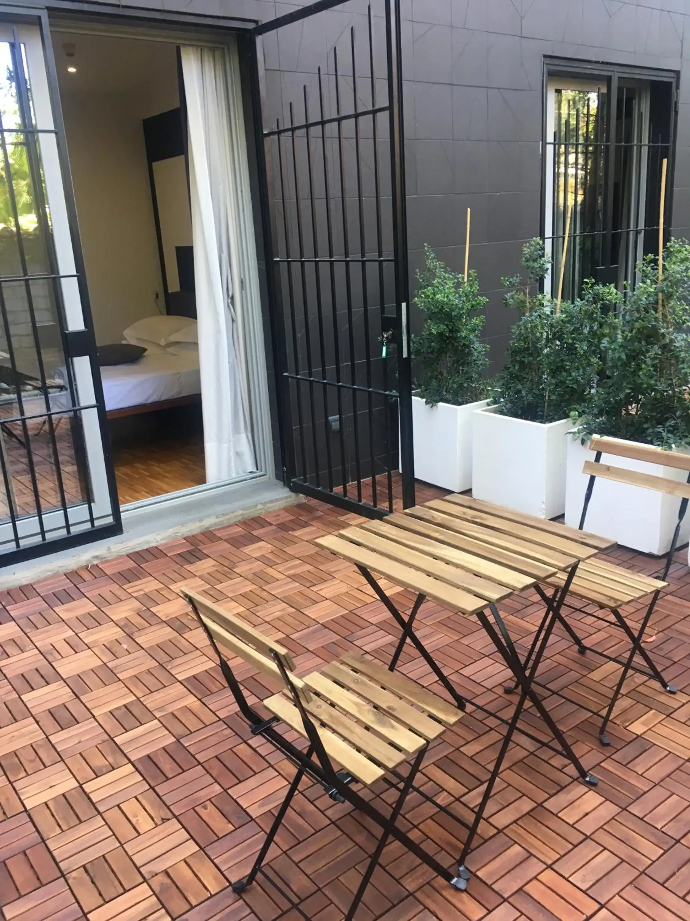 Garden view in Black Hotel Garden view in Black Hotel