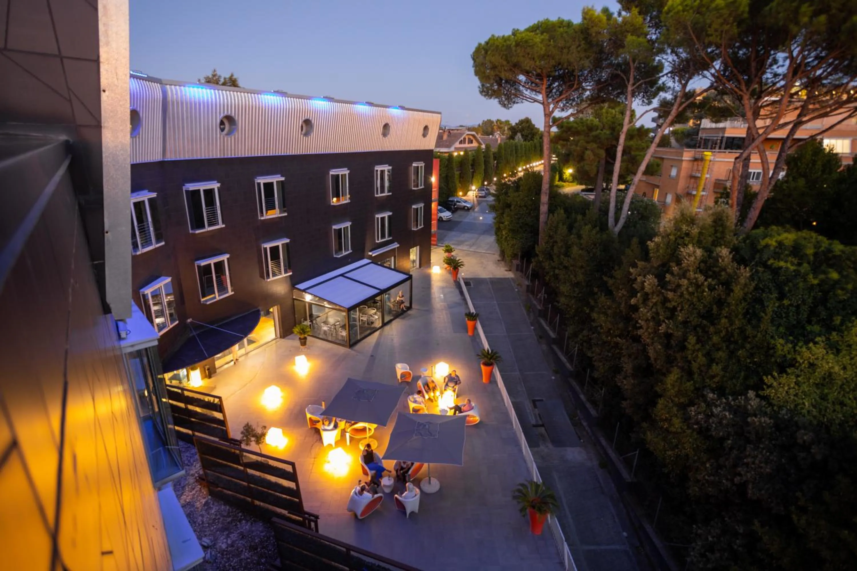 Property building in Black Hotel