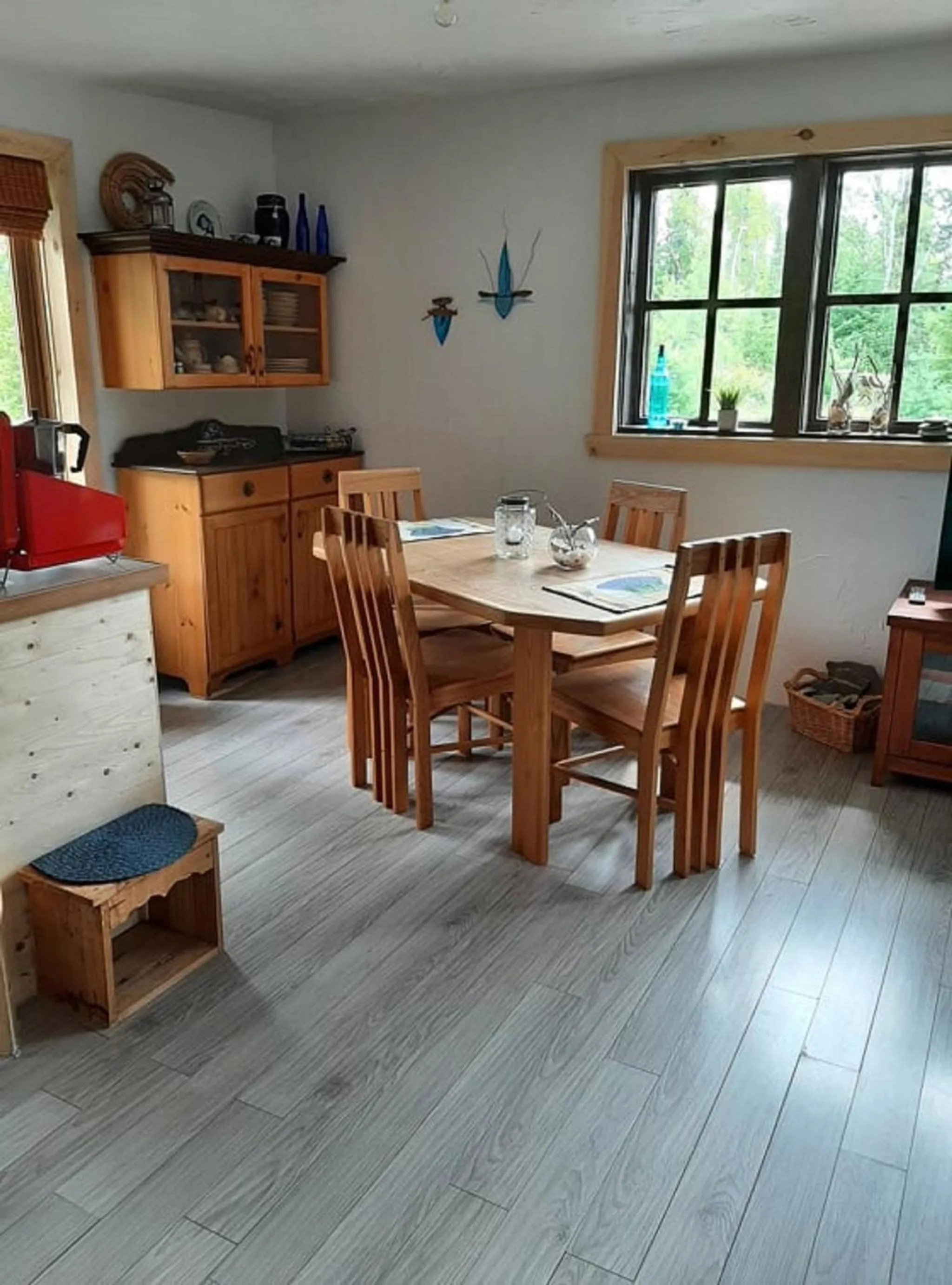 kitchen in Nice accommodation at the Grand Hron