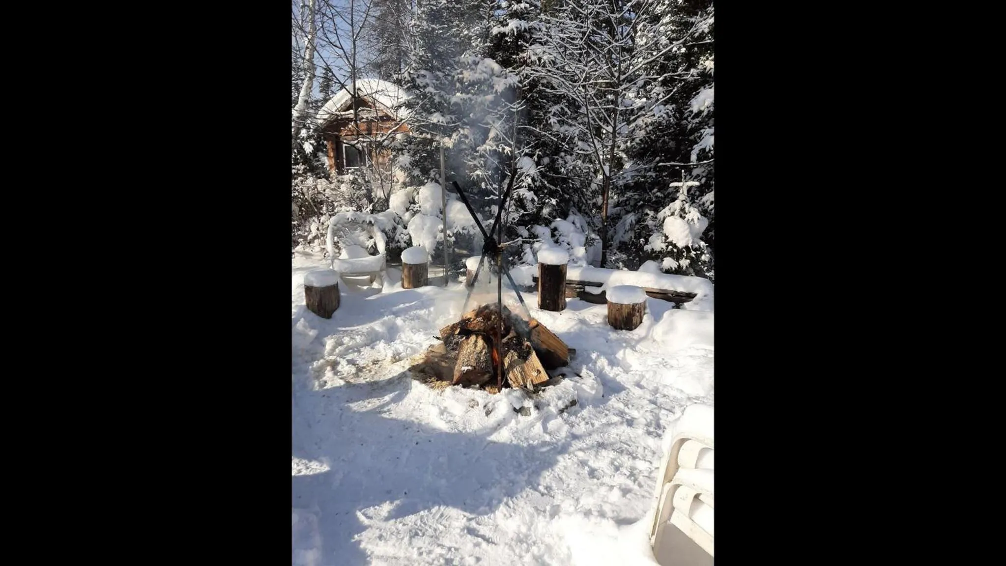 BBQ facilities in Nice accommodation at the Grand Hron