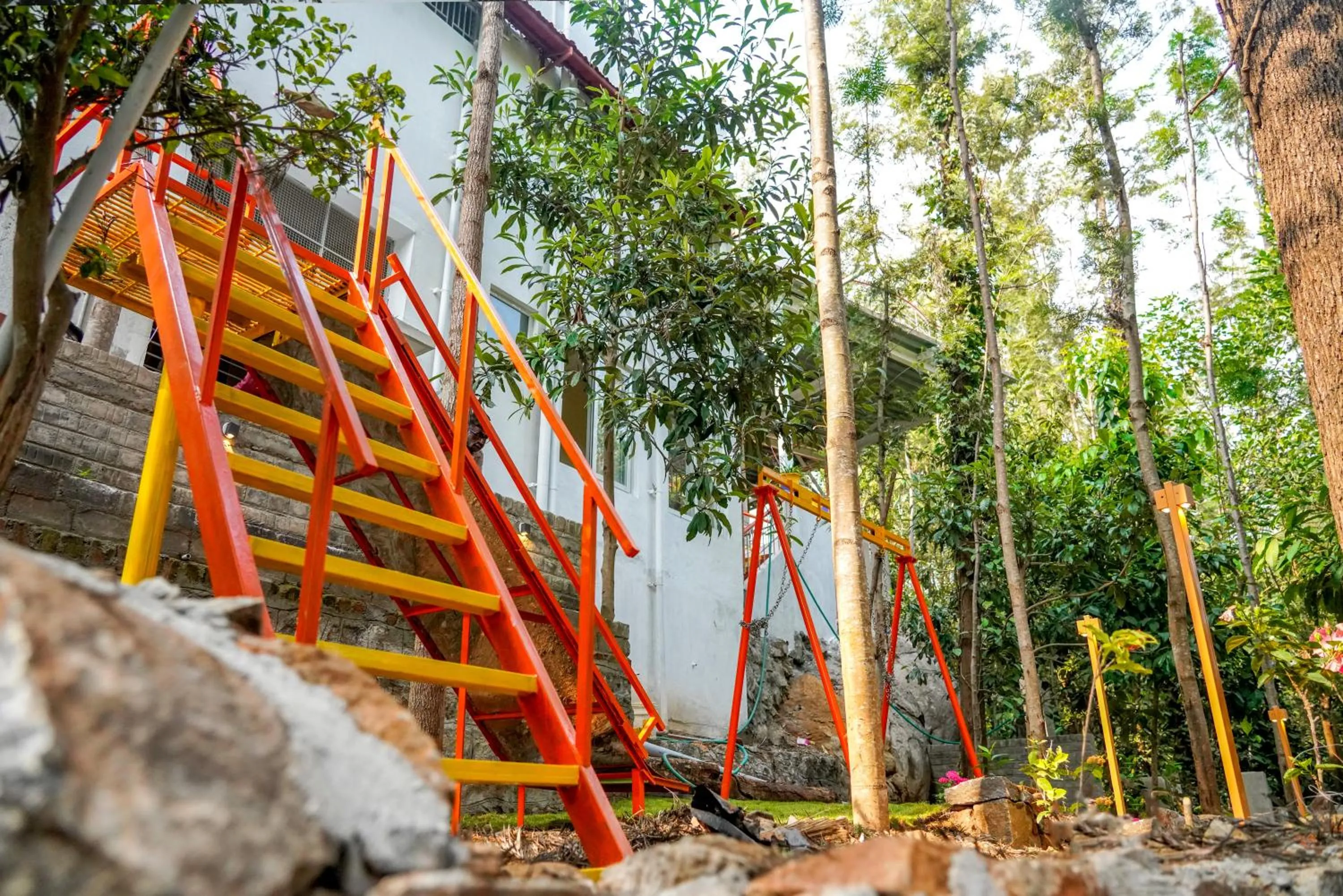 Children play ground in Bhavan Resorts