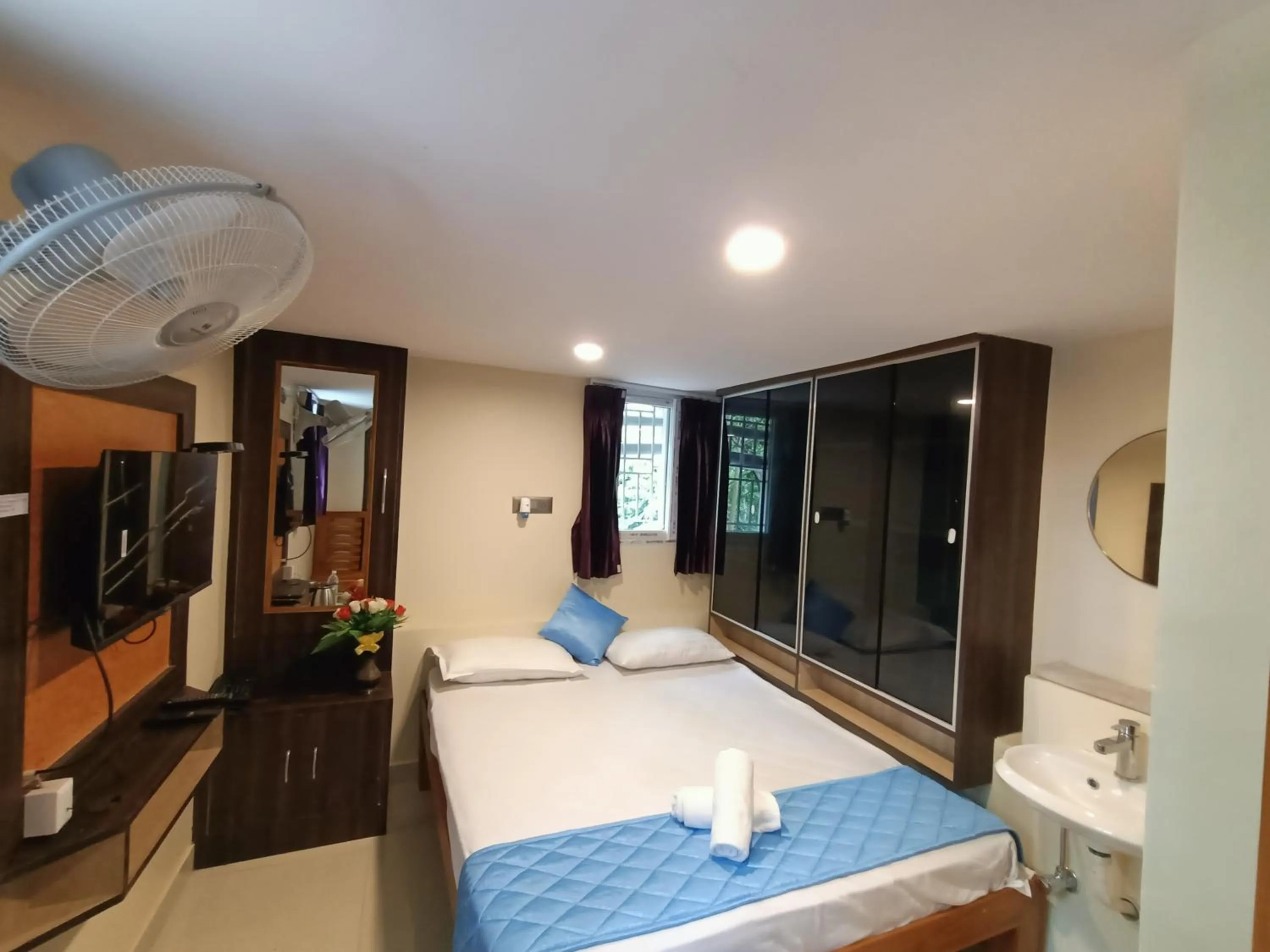 Bed in Bhavan Resorts