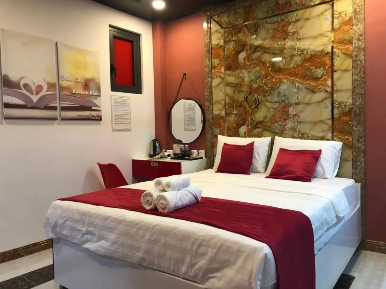 Bed in Soda House Cần Thơ