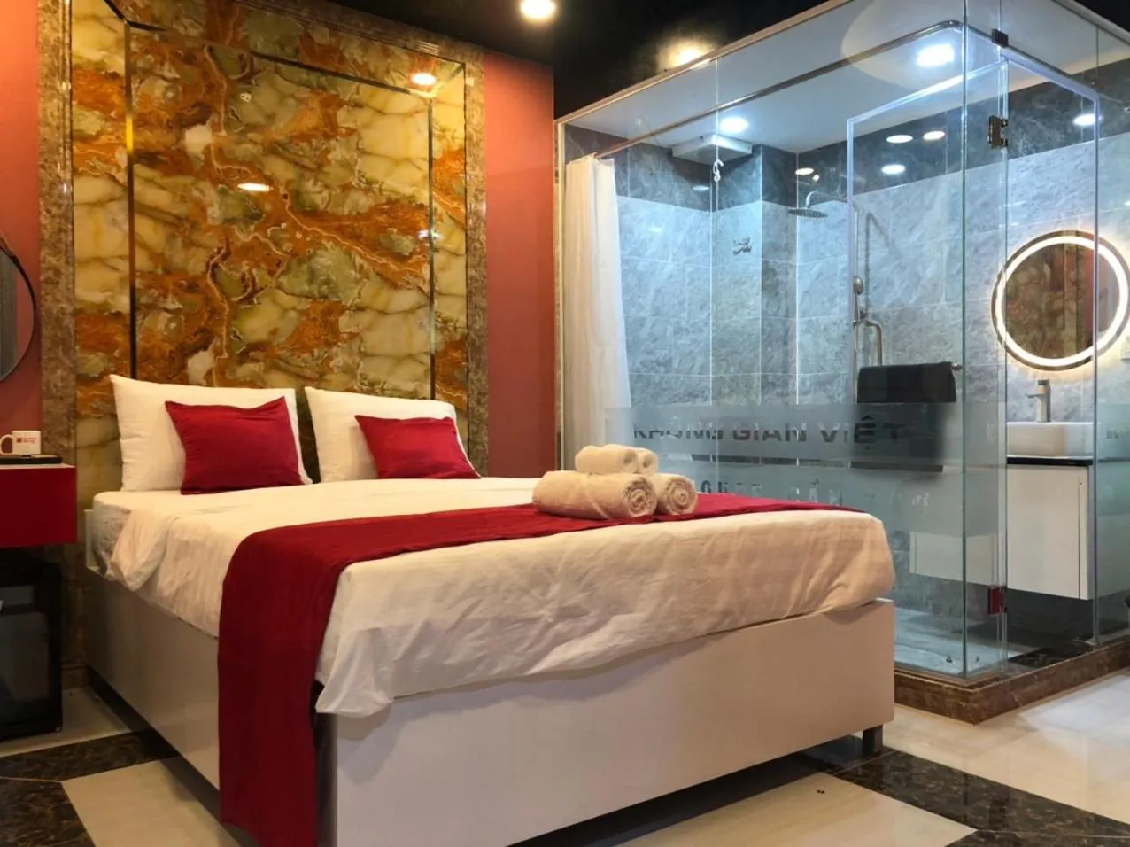 Bed in Soda House Cần Thơ