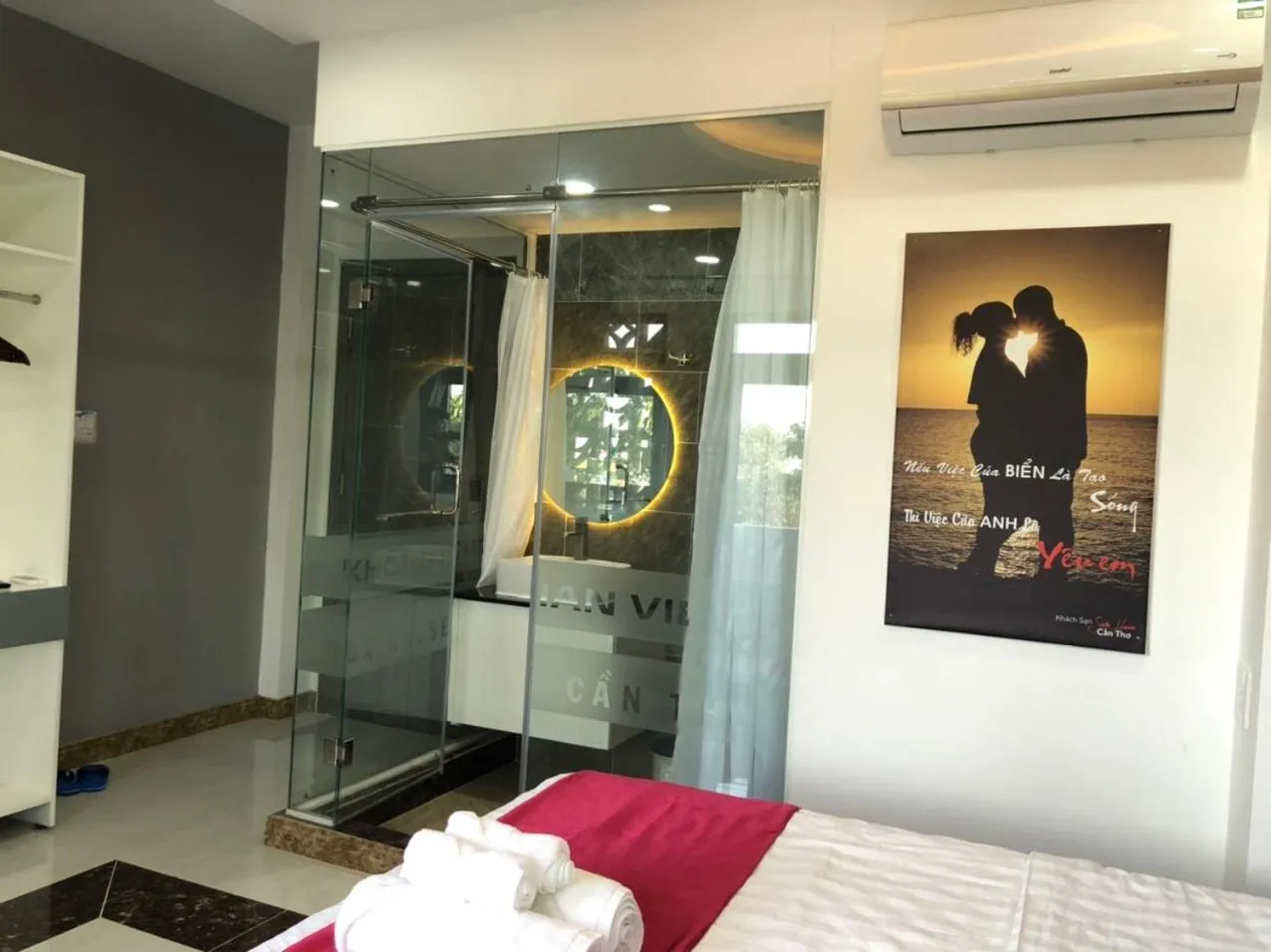 Bed in Soda House Cần Thơ