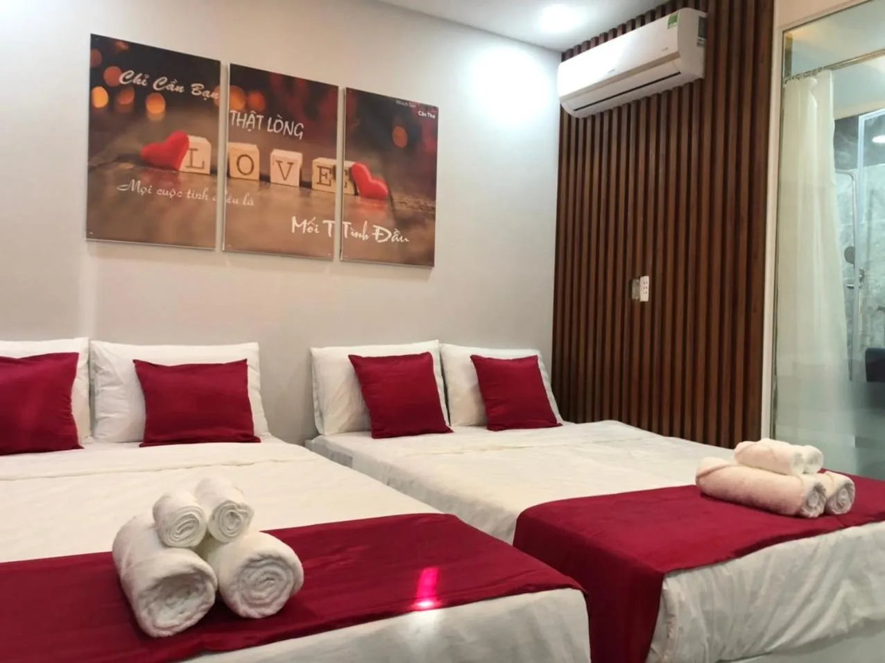 Bed in Soda House Cần Thơ