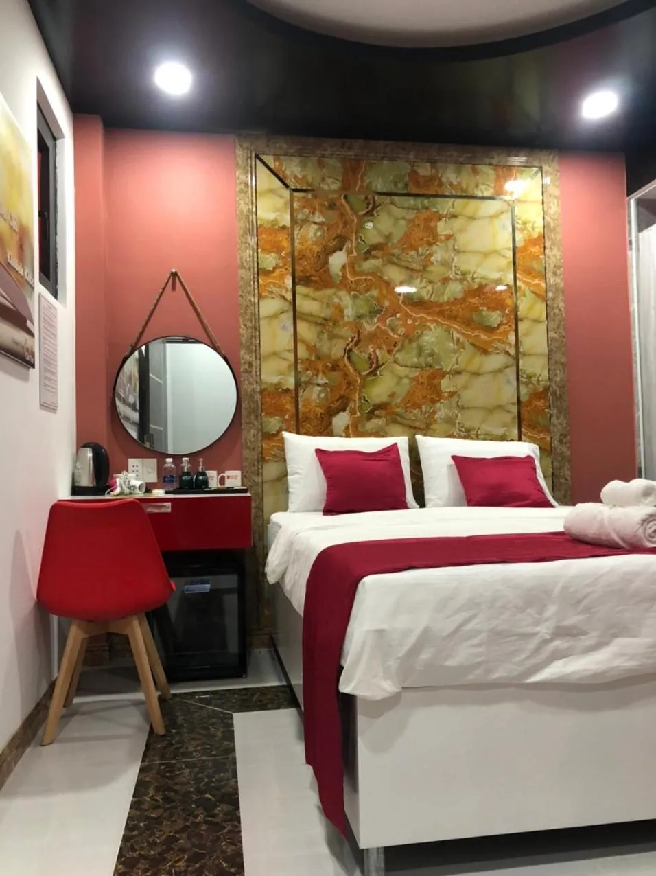 Bed in Soda House Cần Thơ