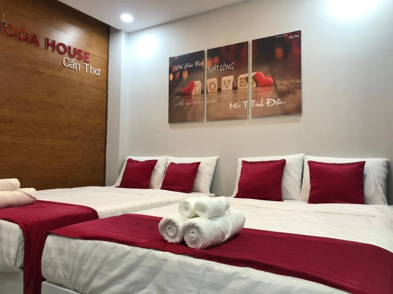 Bed in Soda House Cần Thơ