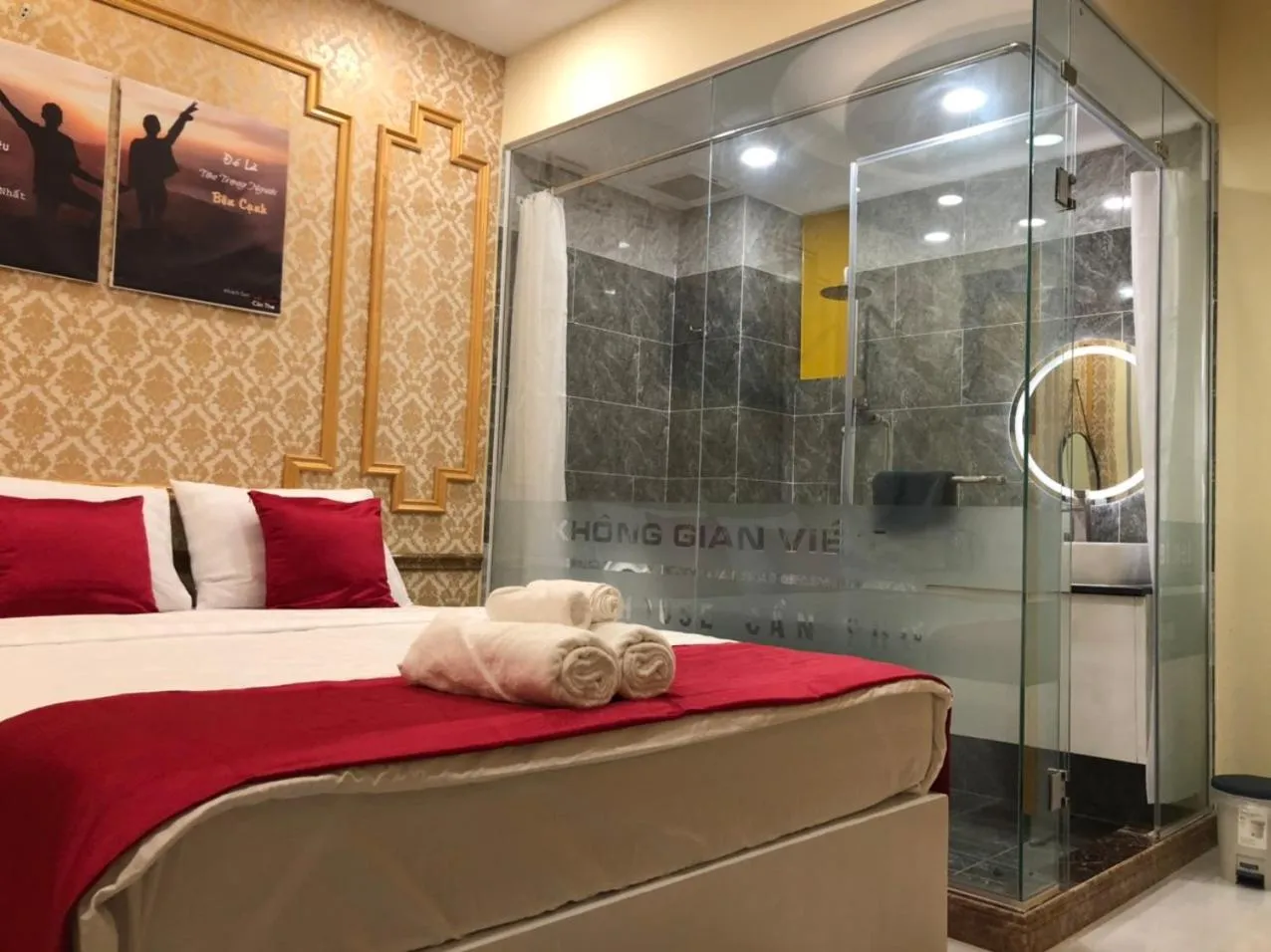 Bed in Soda House Cần Thơ