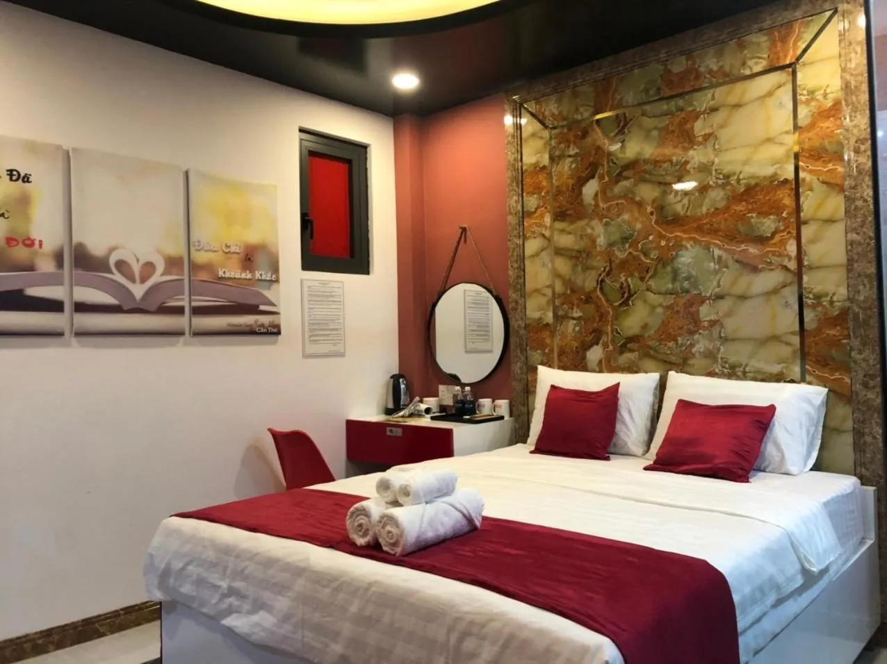 Bed in Soda House Cần Thơ