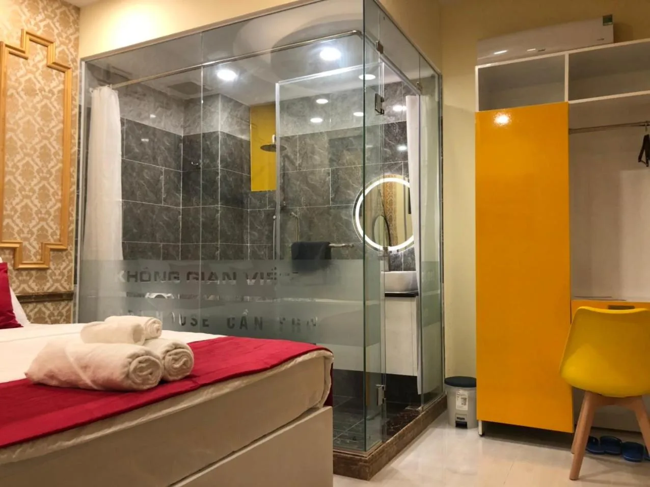 Bed in Soda House Cần Thơ