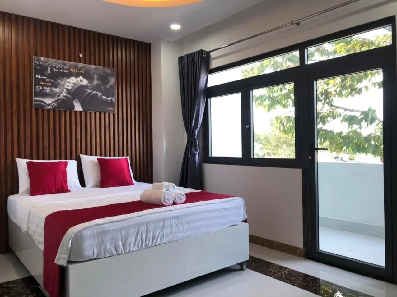 Bed in Soda House Cần Thơ