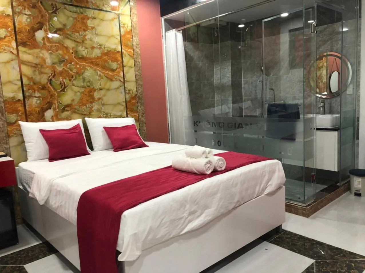 Bed in Soda House Cần Thơ