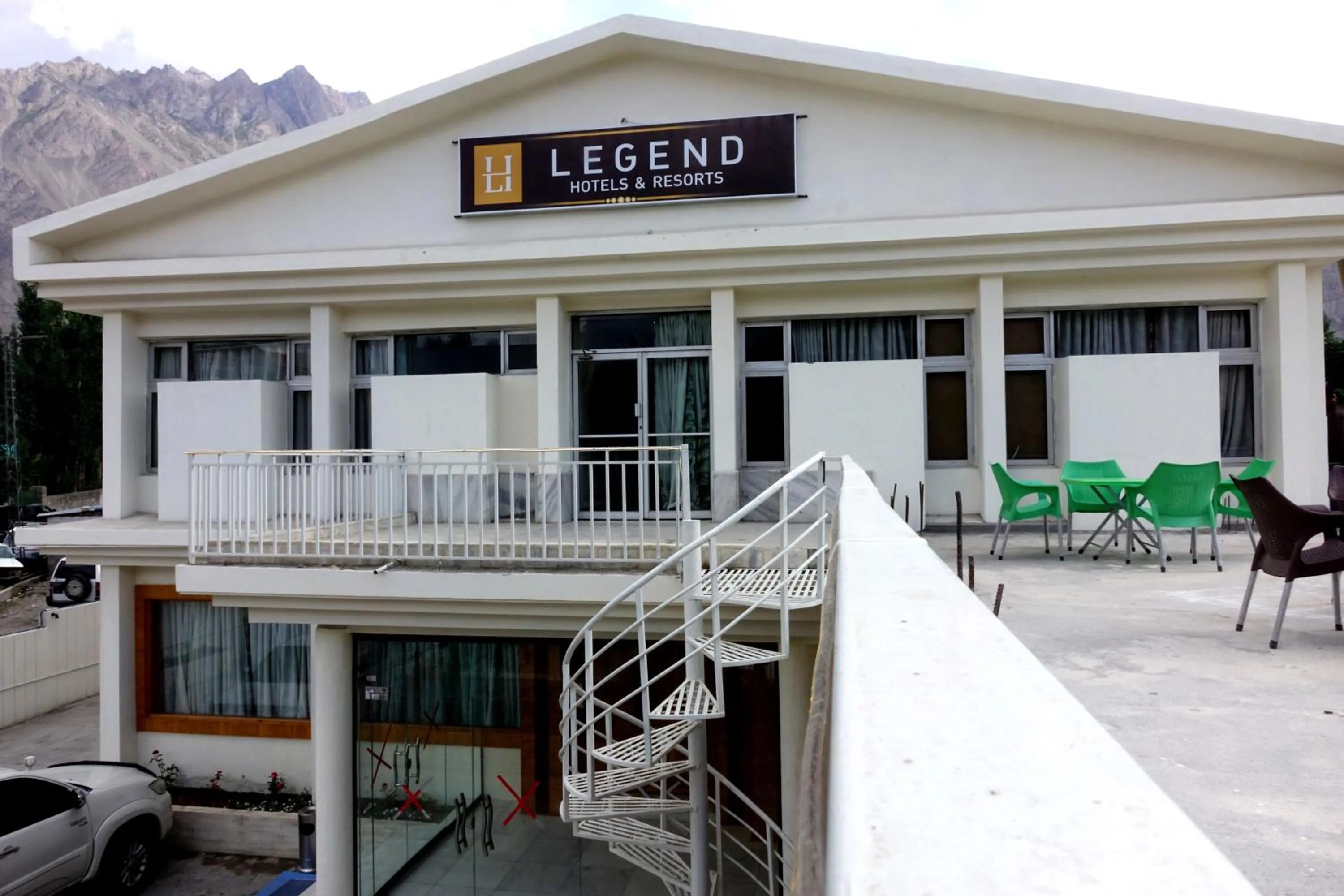 Property building in Legend Hotel Skardu
