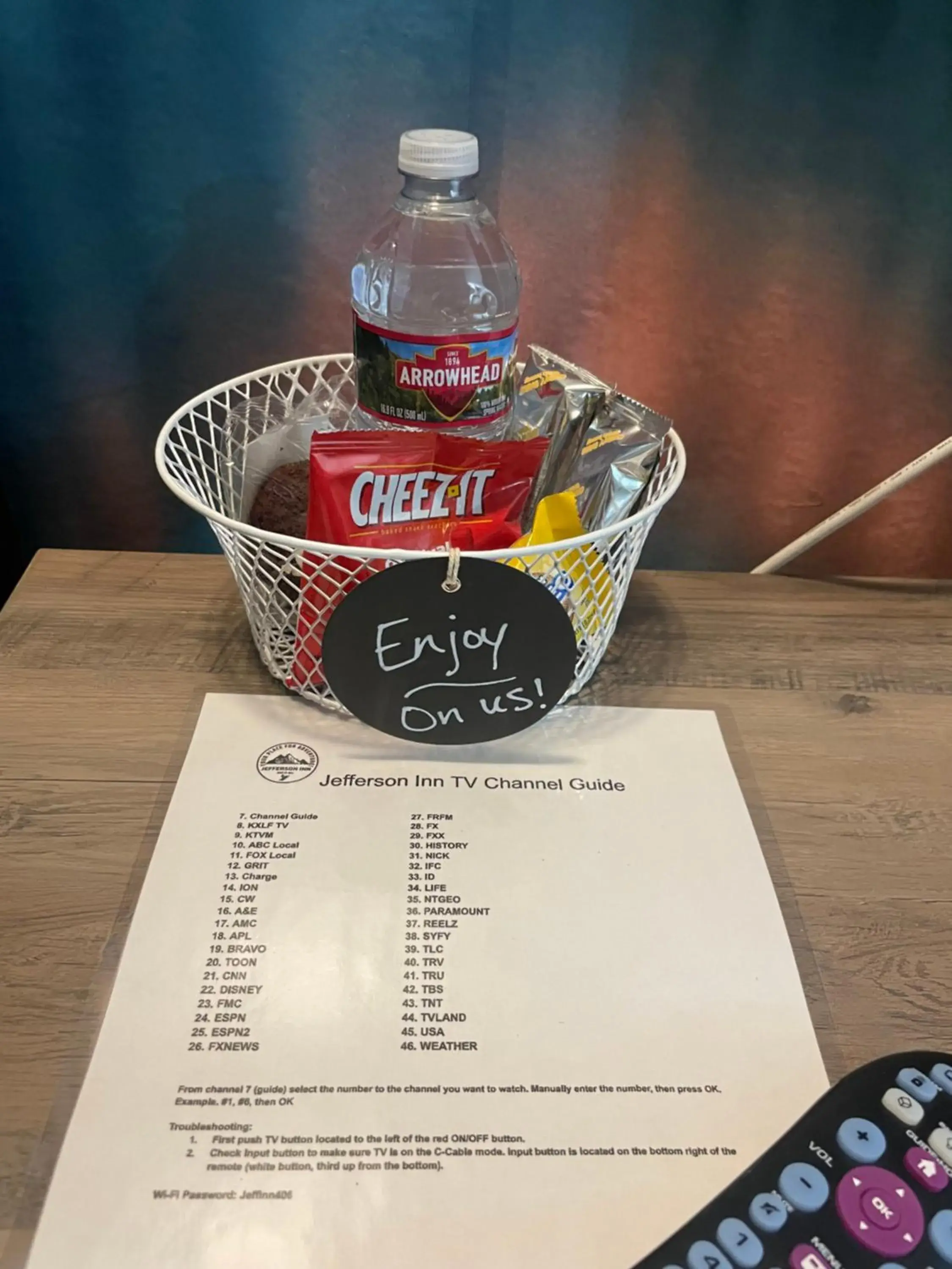 Food and drinks in Jefferson Inn Food and drinks in Jefferson Inn