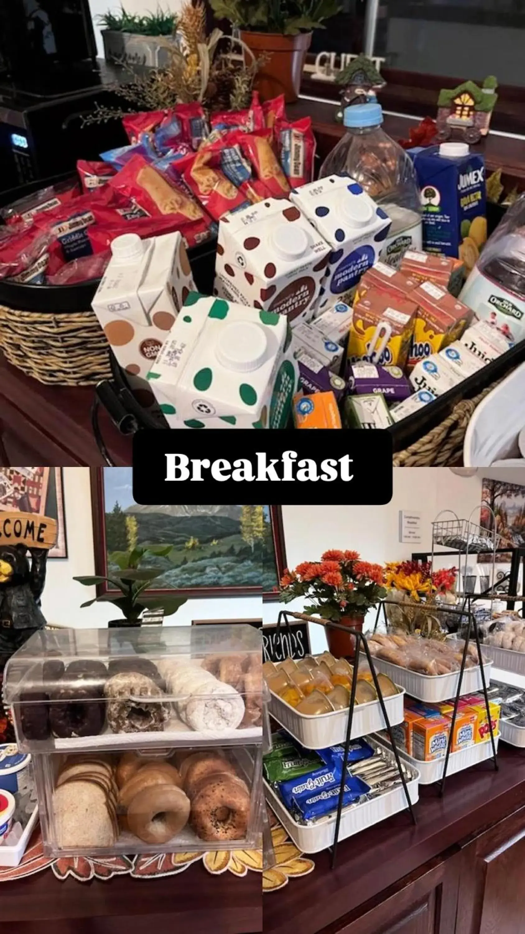 Buffet breakfast in Jefferson Inn Buffet breakfast in Jefferson Inn