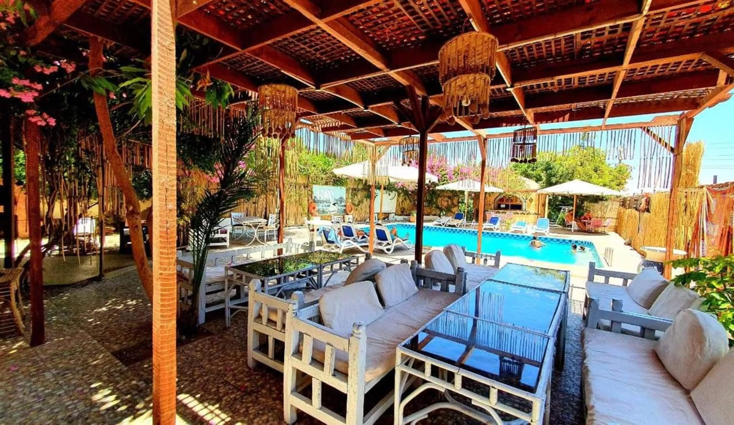 Pool view in Nile Compound