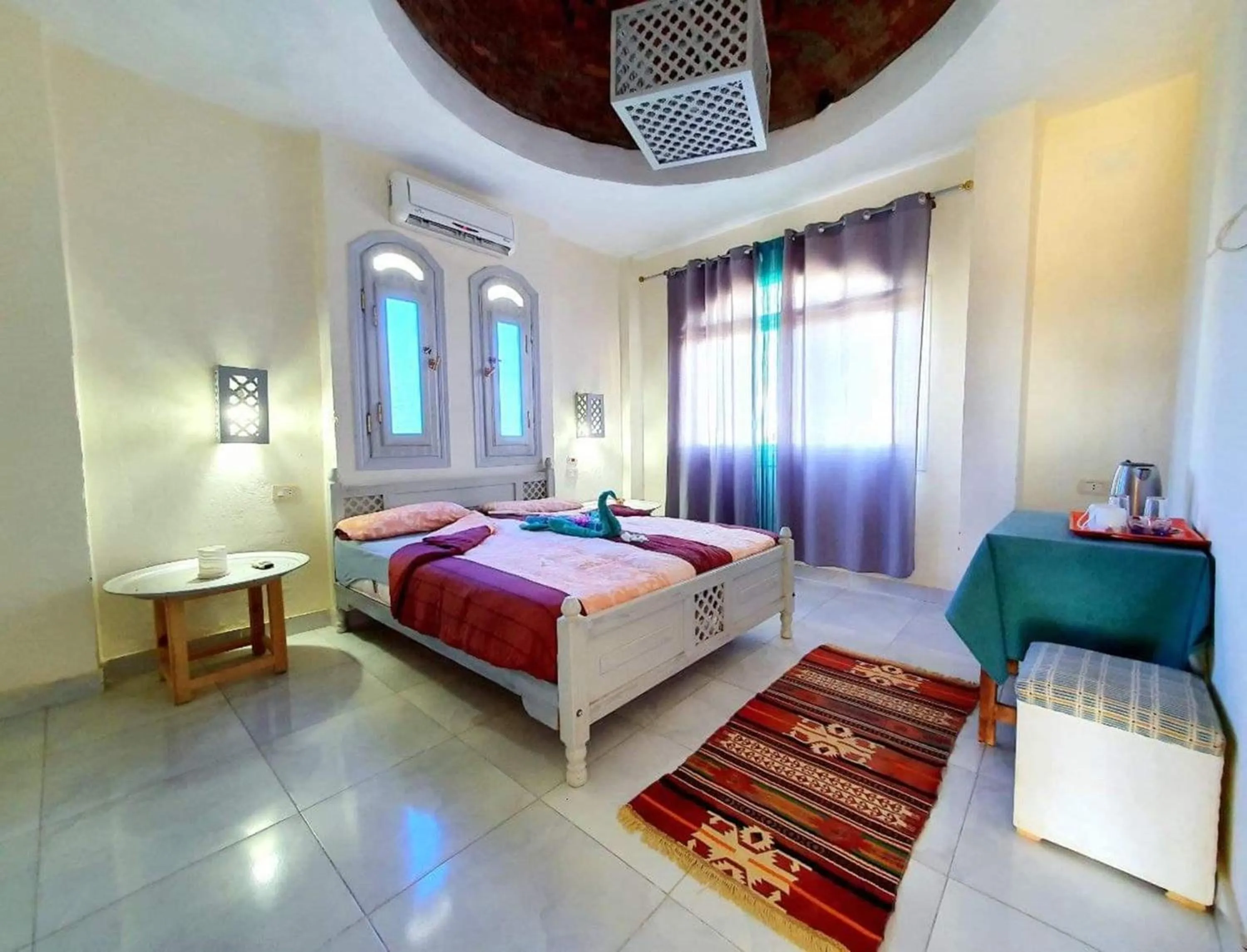 Bedroom, Bed in Nile Compound