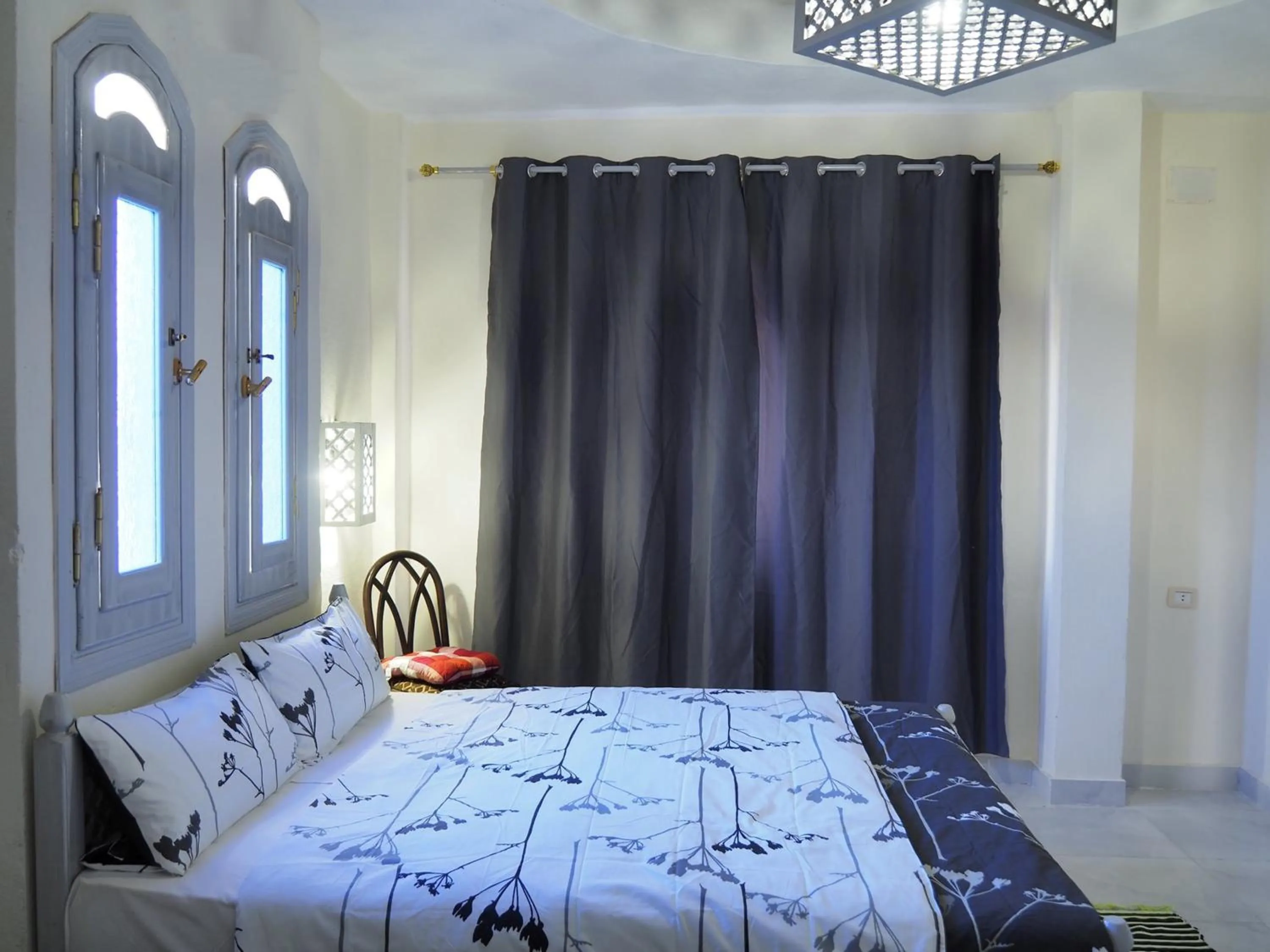 Bedroom, Bed in Nile Compound