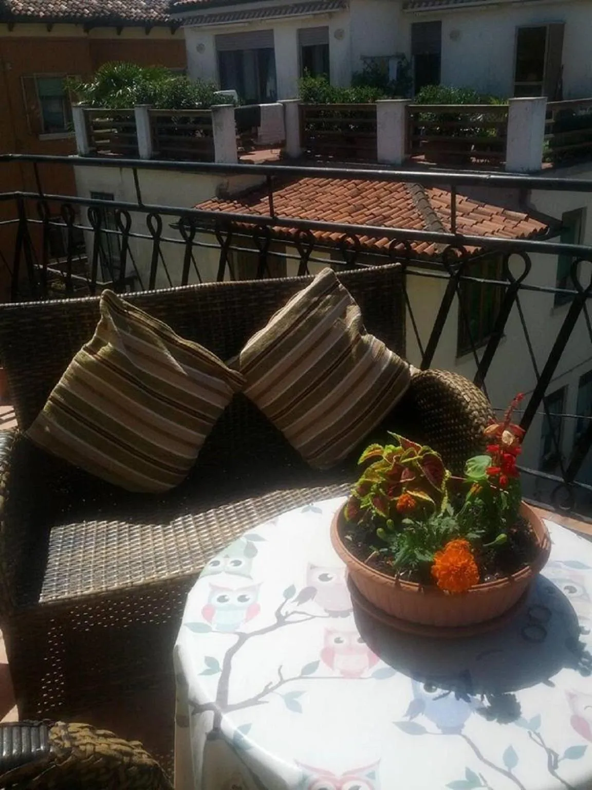 Balcony/Terrace in Hotel Villa Tiziana