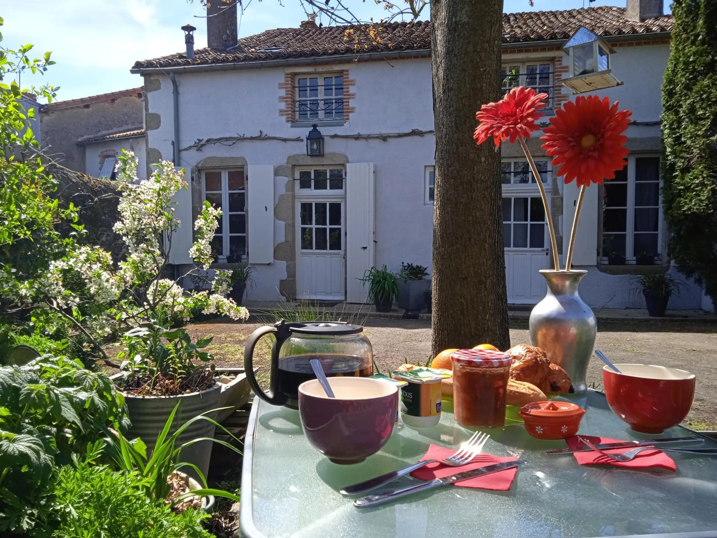 Breakfast in Les Clés du Parc
