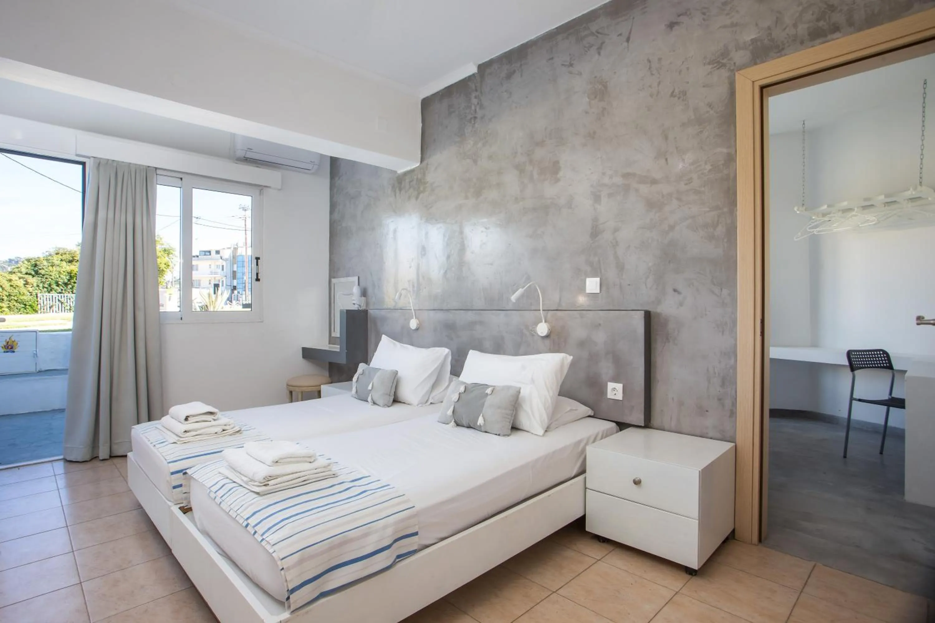Bedroom, Bed in Mando Living -Faliraki