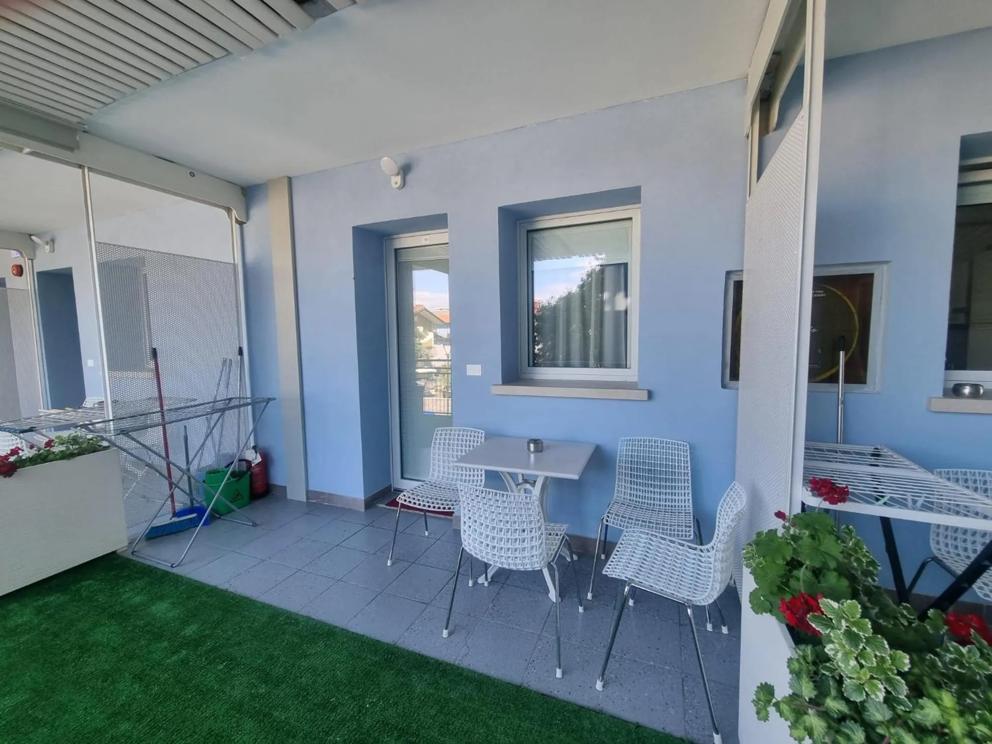 Patio in Appart-Hotel Holiday