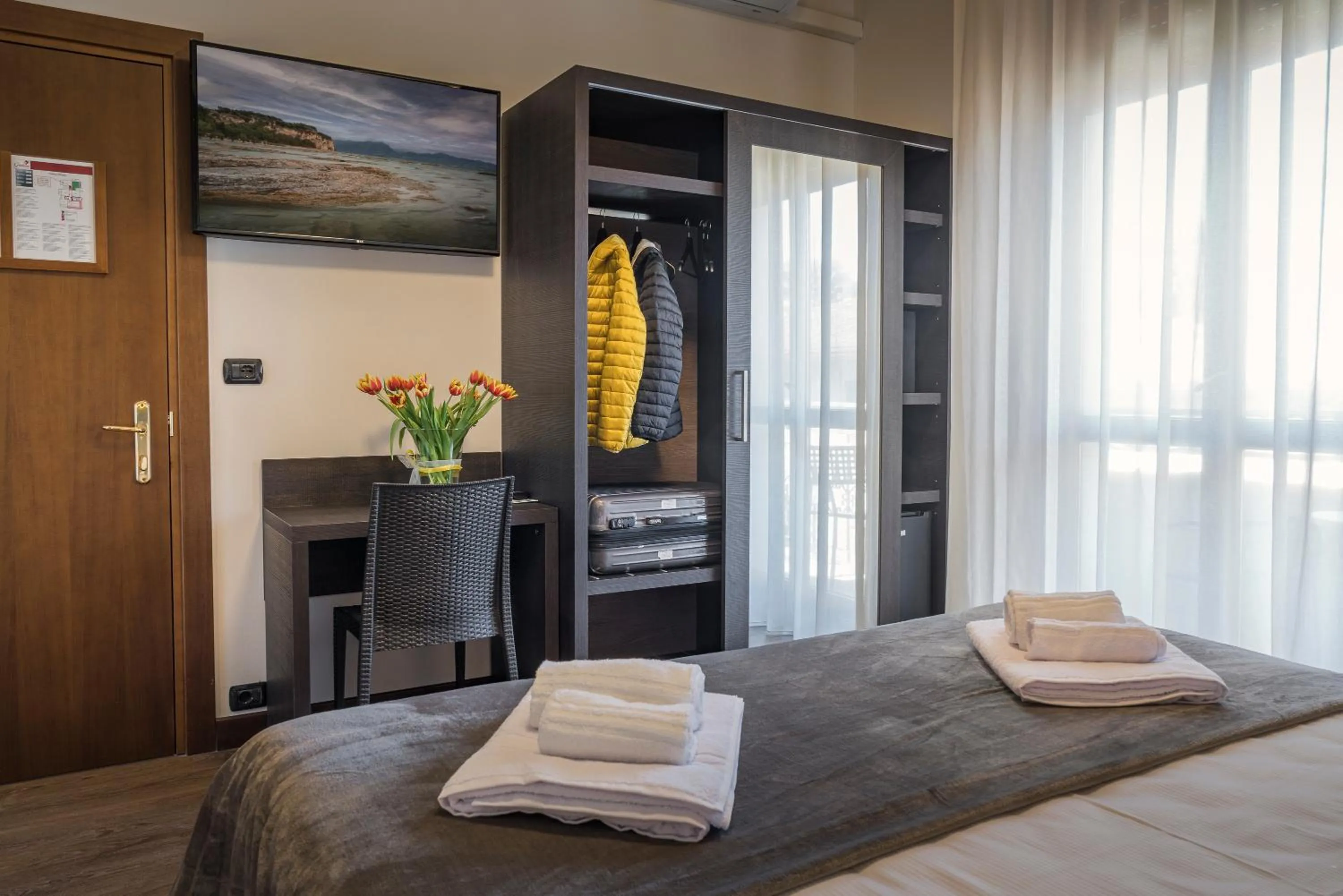 Bed in Hotel Gardenia Sirmione