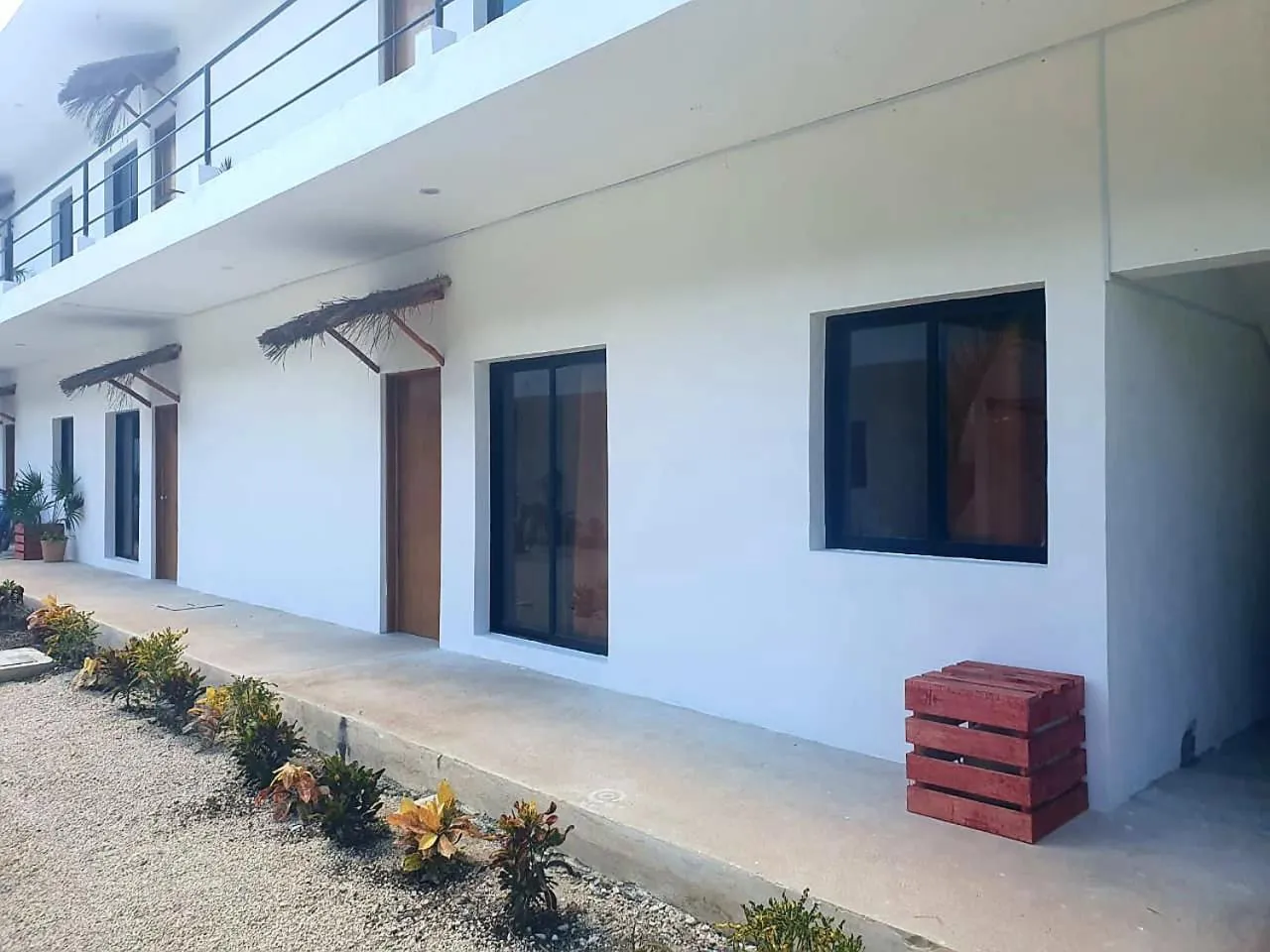 Garden view in Villas Chital Bacalar