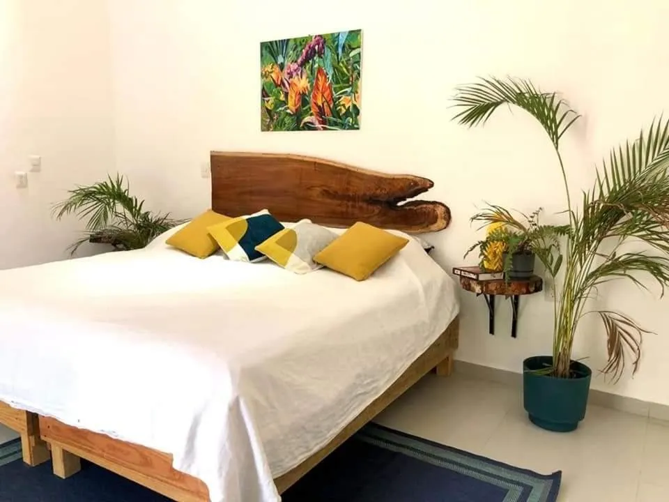 Photo of the whole room, Bed in Villas Chital Bacalar