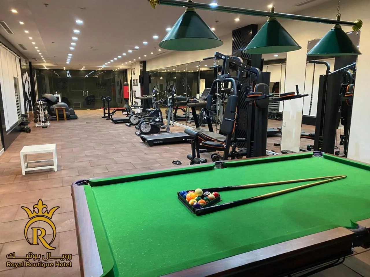 Fitness centre/facilities in Royal Boutique Hotel