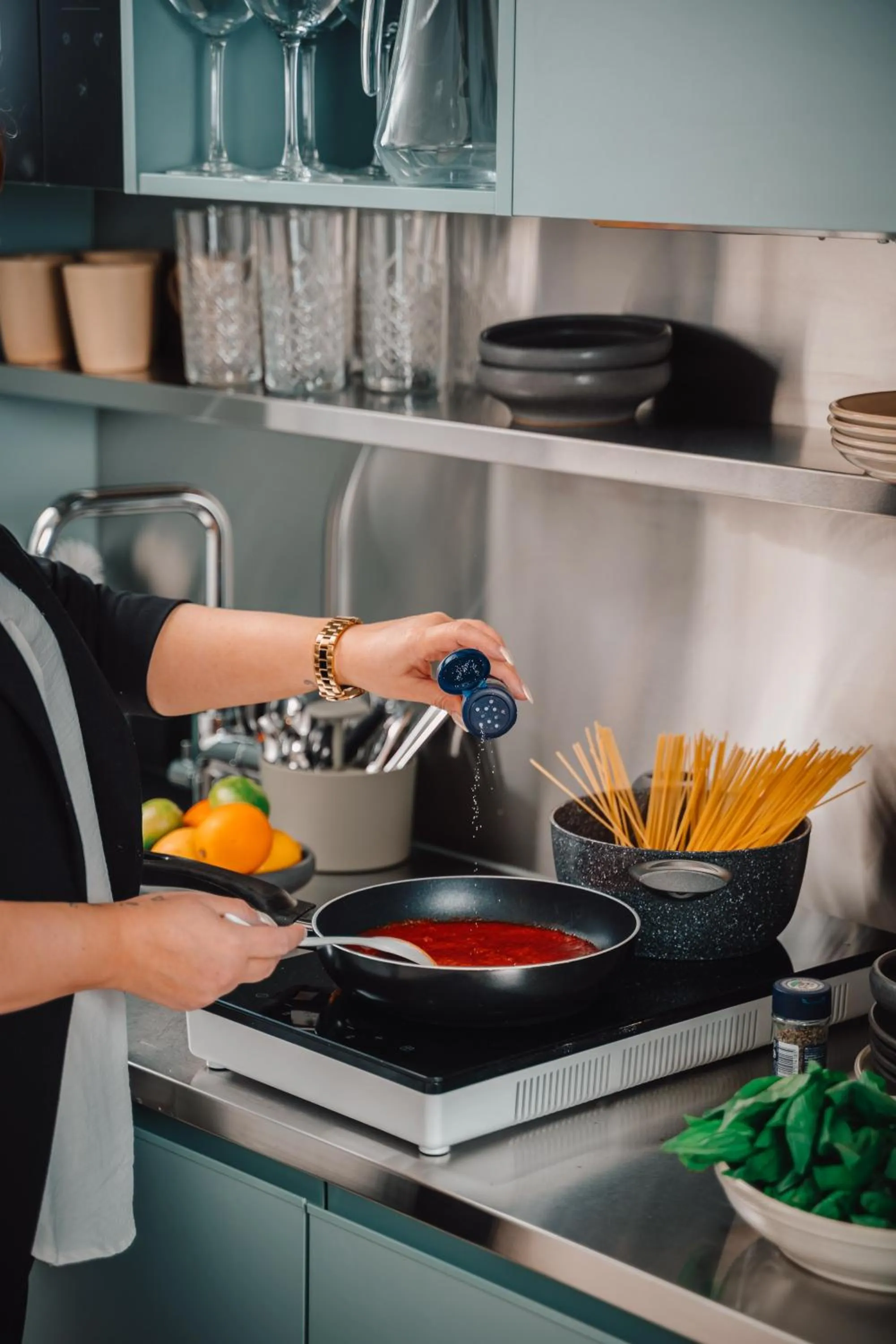 kitchen in Unity Helsinki - A Studio Hotel