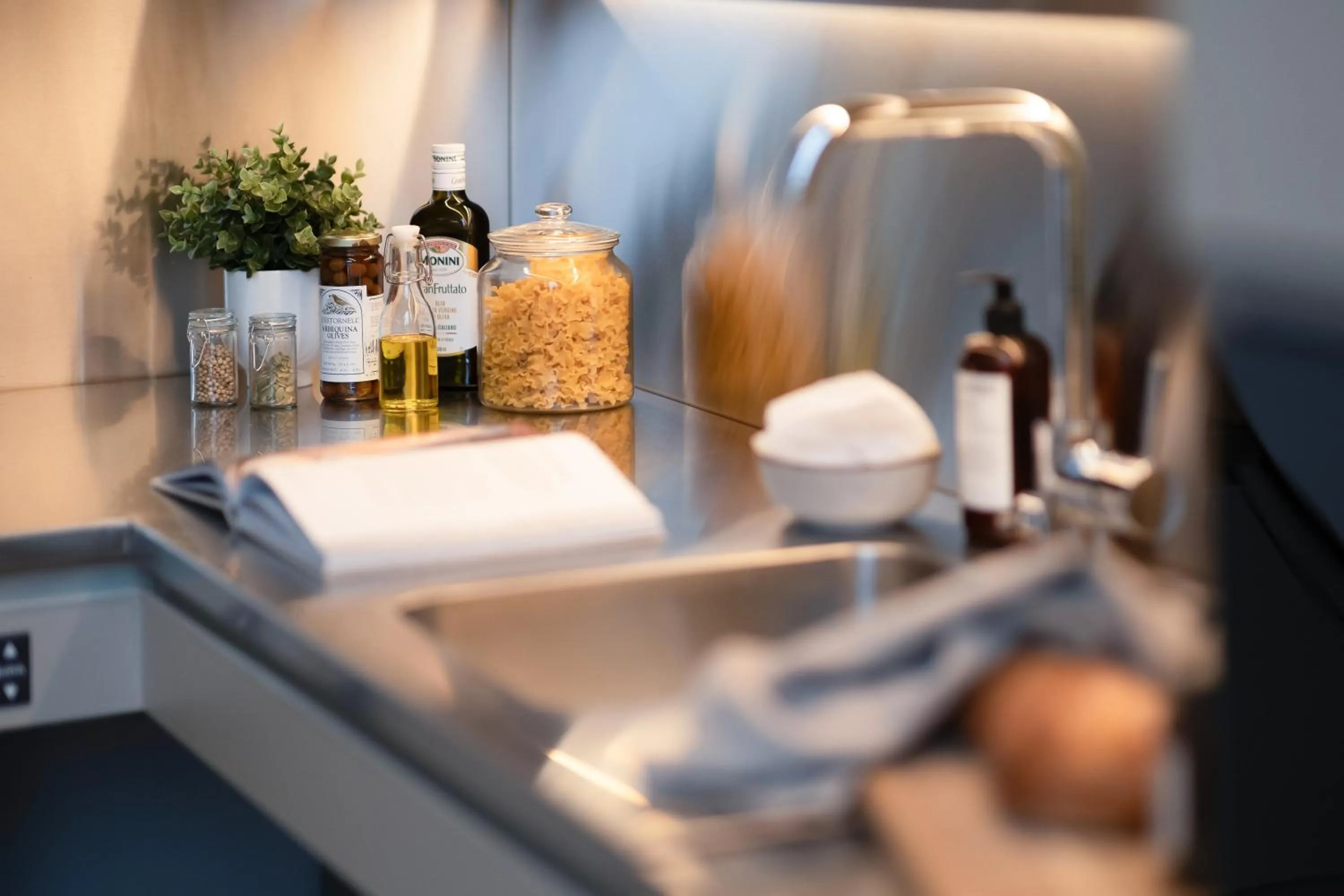 Kitchen or kitchenette in Unity Helsinki - A Studio Hotel