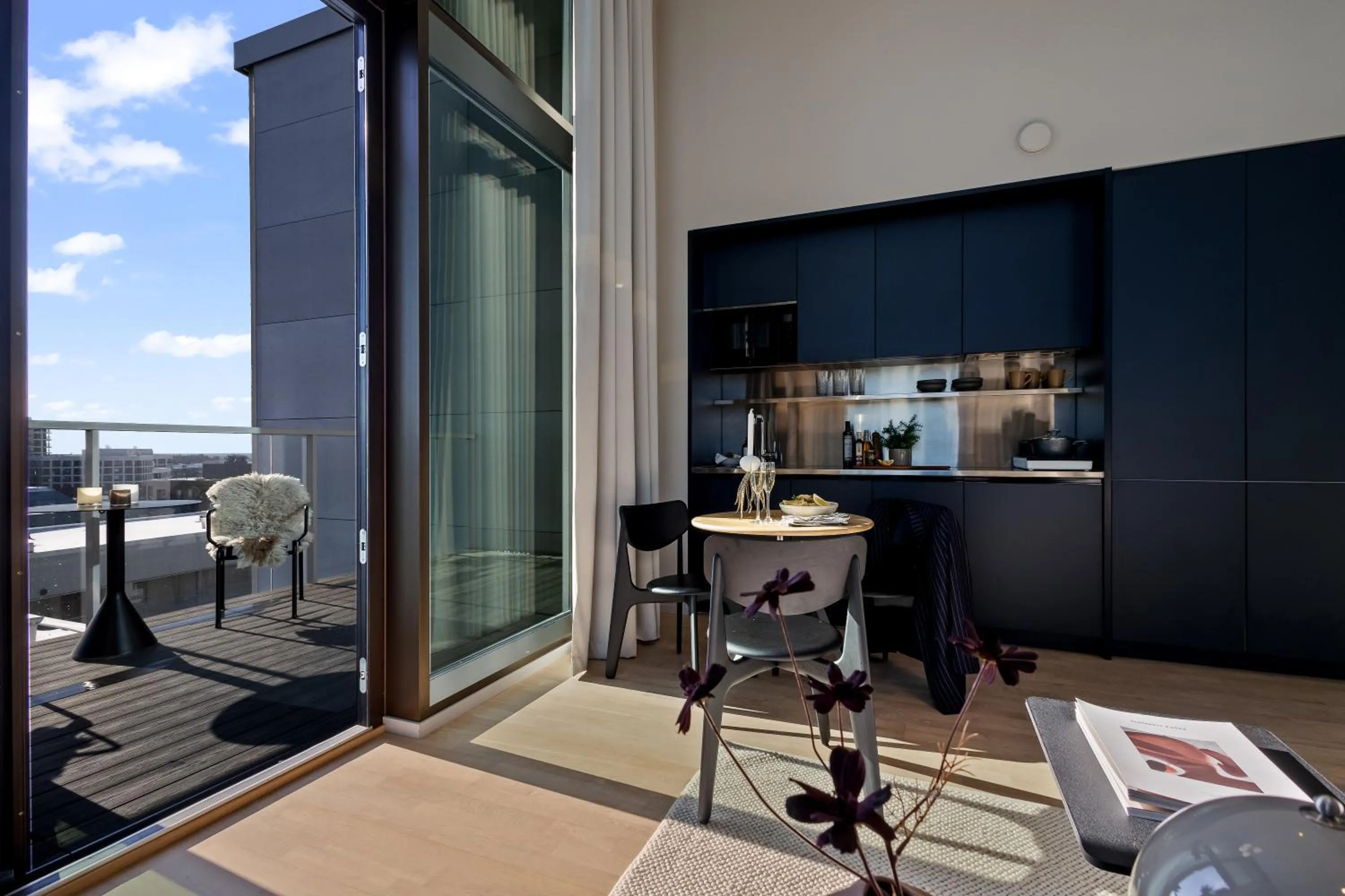 kitchen in Unity Helsinki - A Studio Hotel