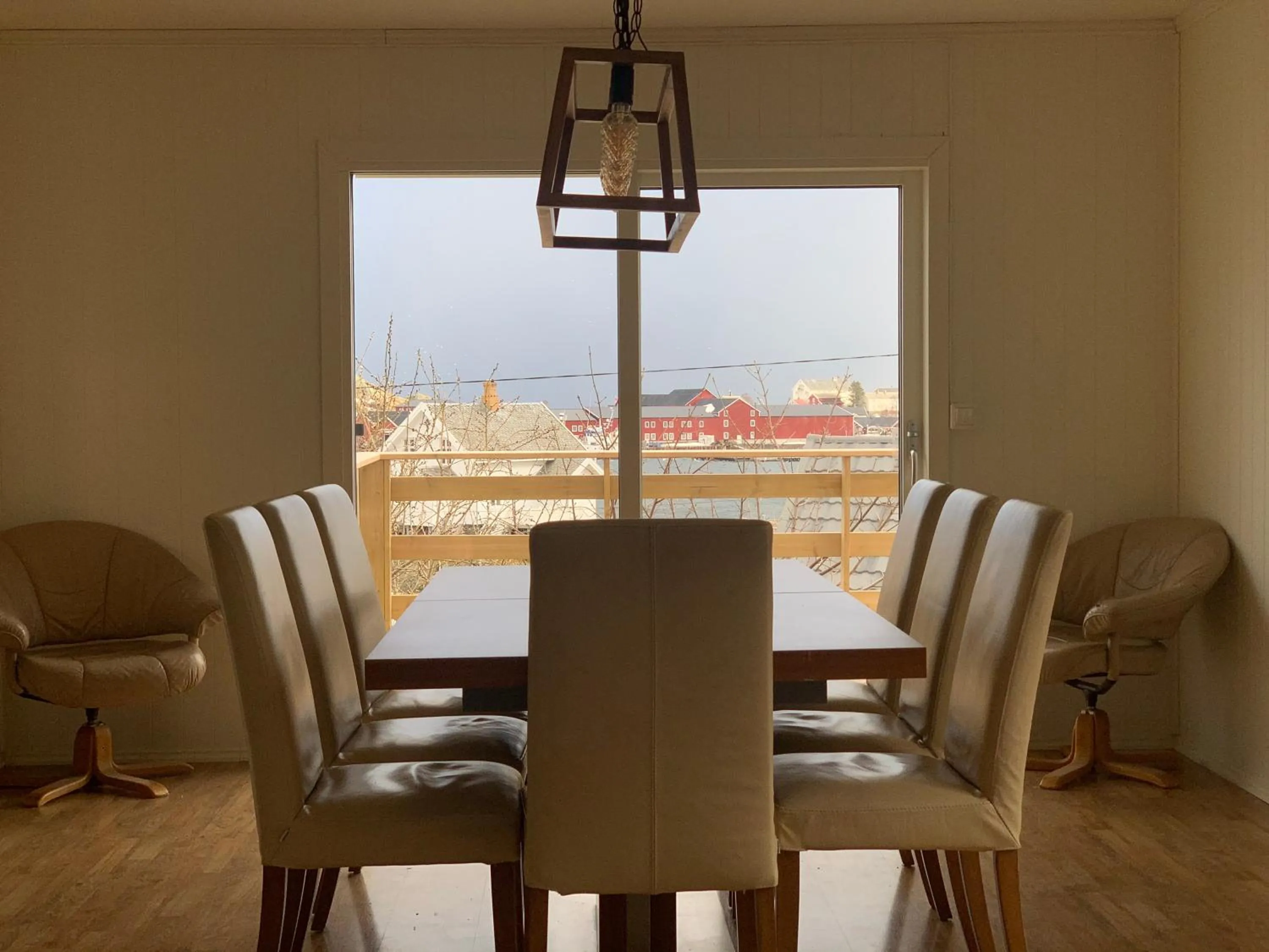 Seating area in Apartments Reine Lofoten