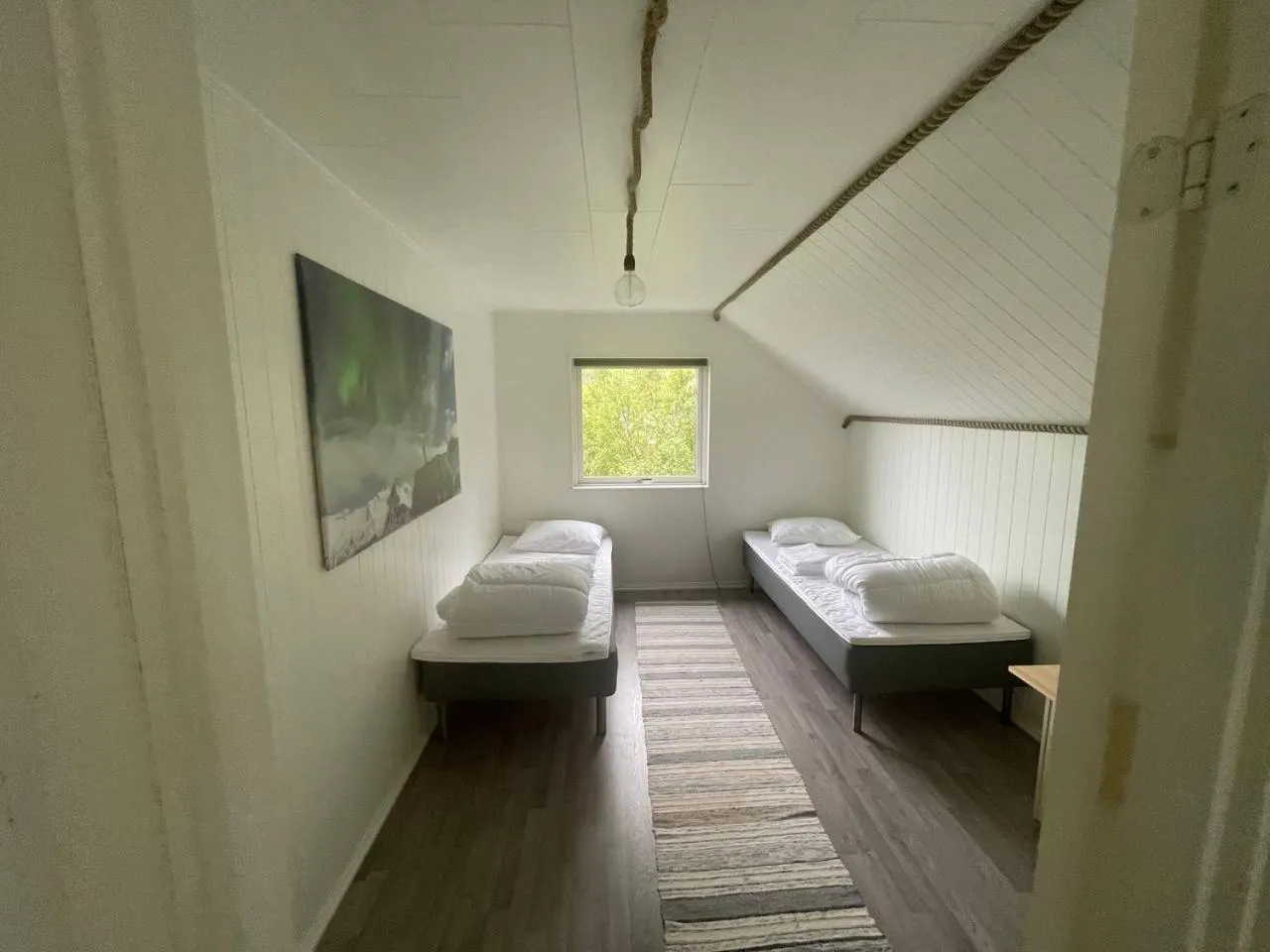 Bed in Apartments Reine Lofoten