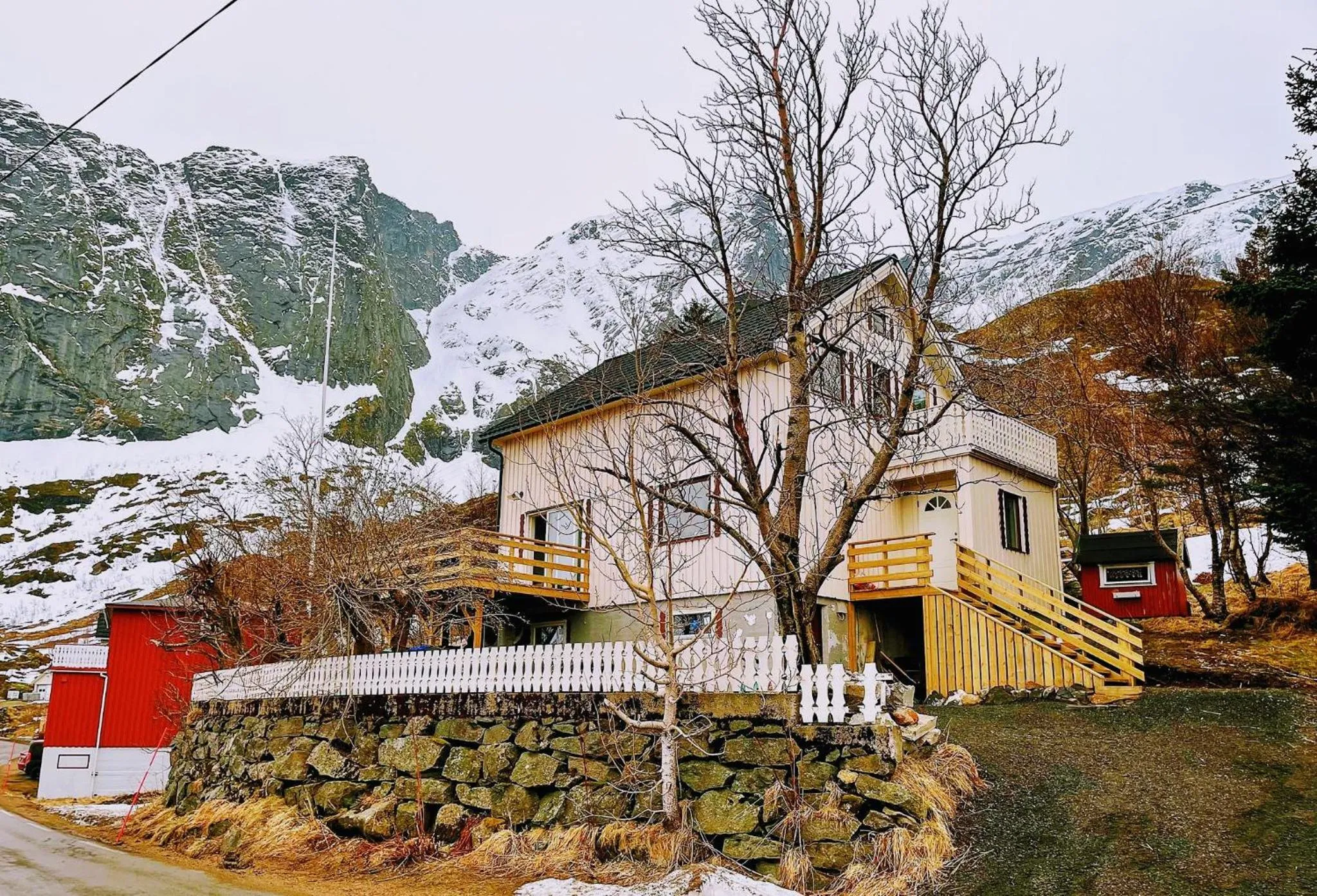 Property building in Apartments Reine Lofoten