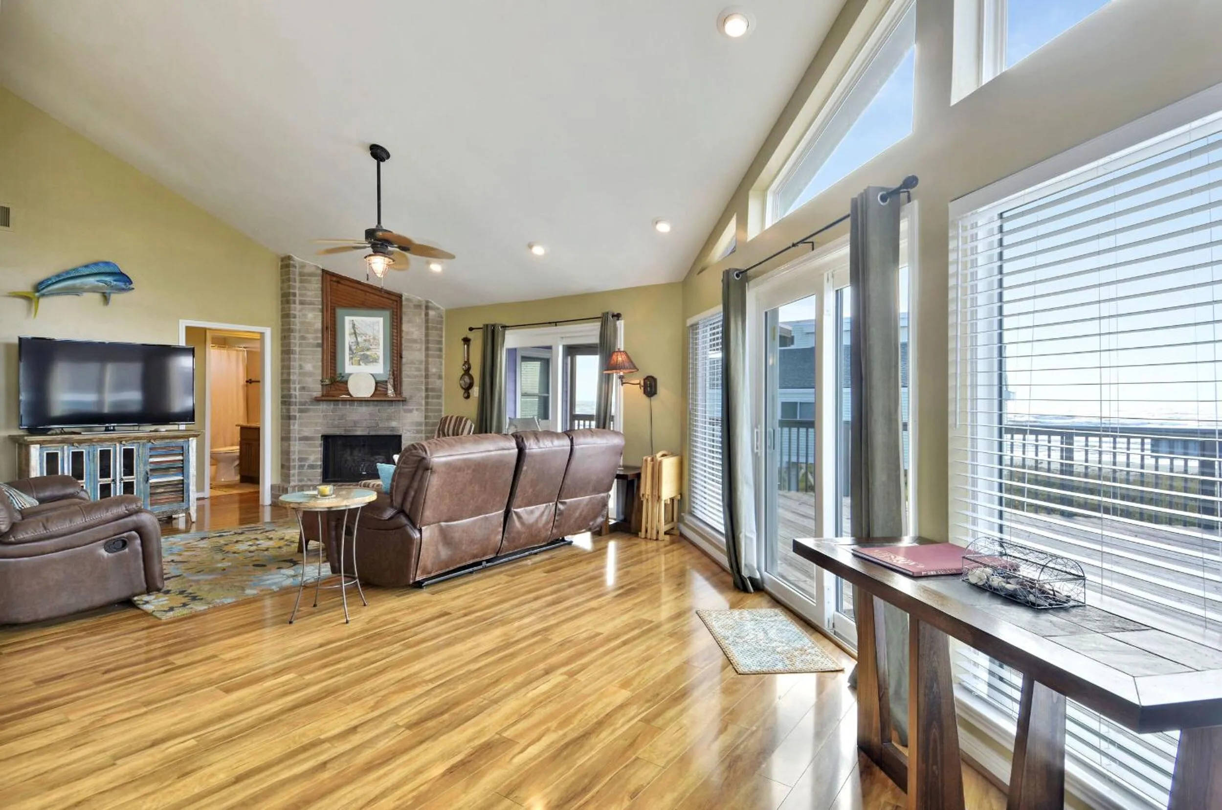 Living room in A Sunny Sandbar