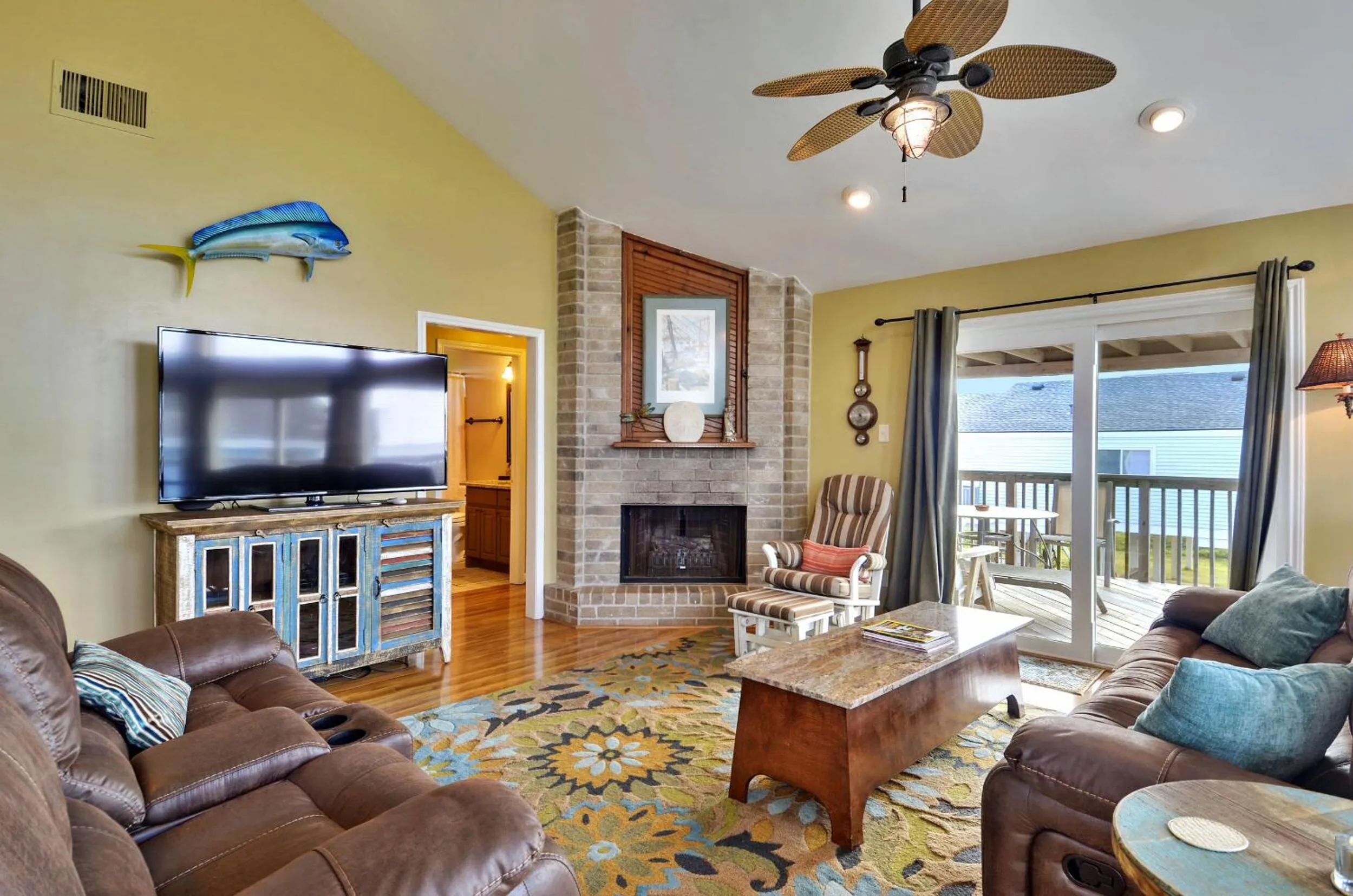Living room in A Sunny Sandbar