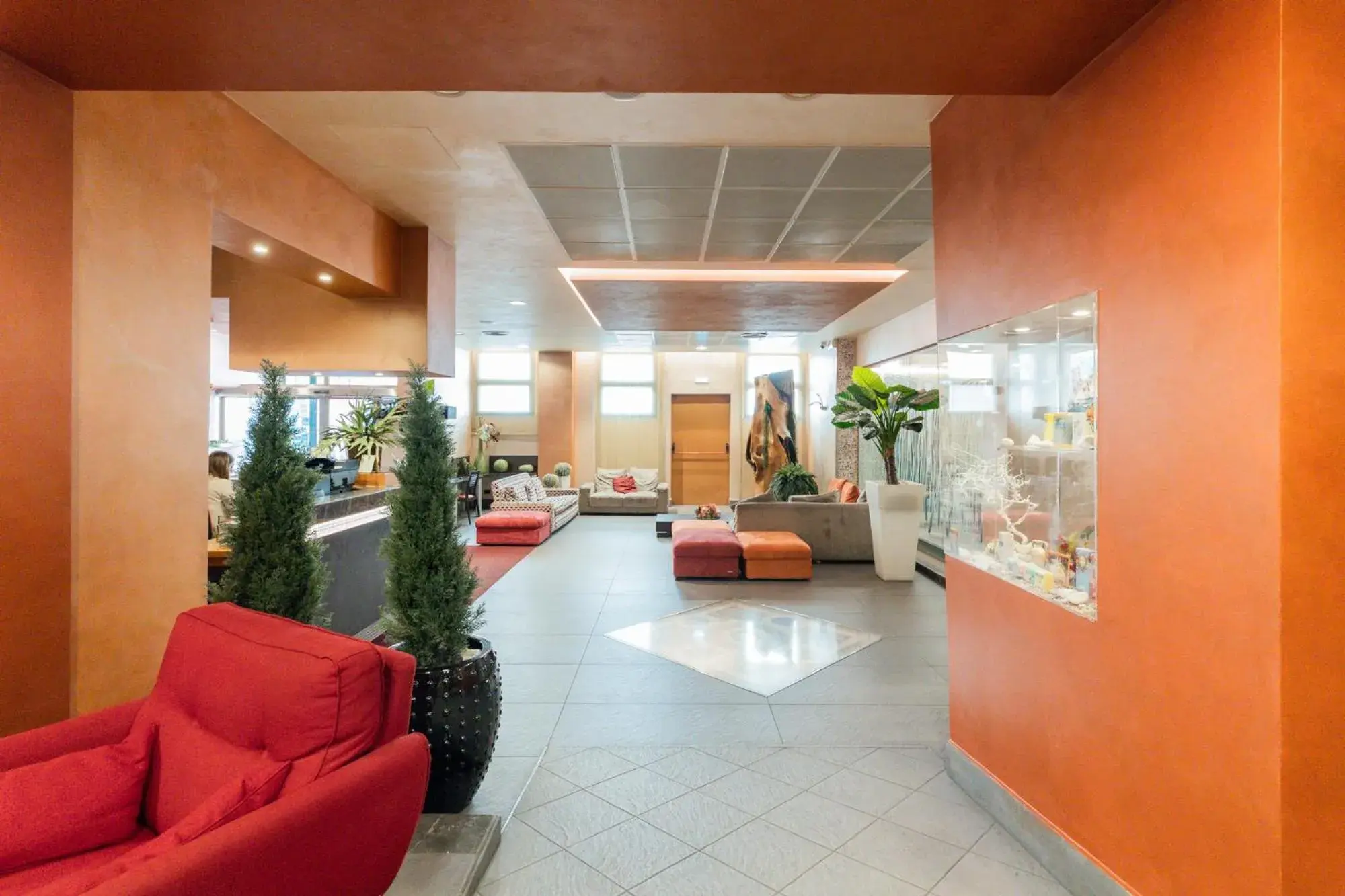 Lobby or reception in Albergo Athenaeum Lobby or reception in Albergo Athenaeum