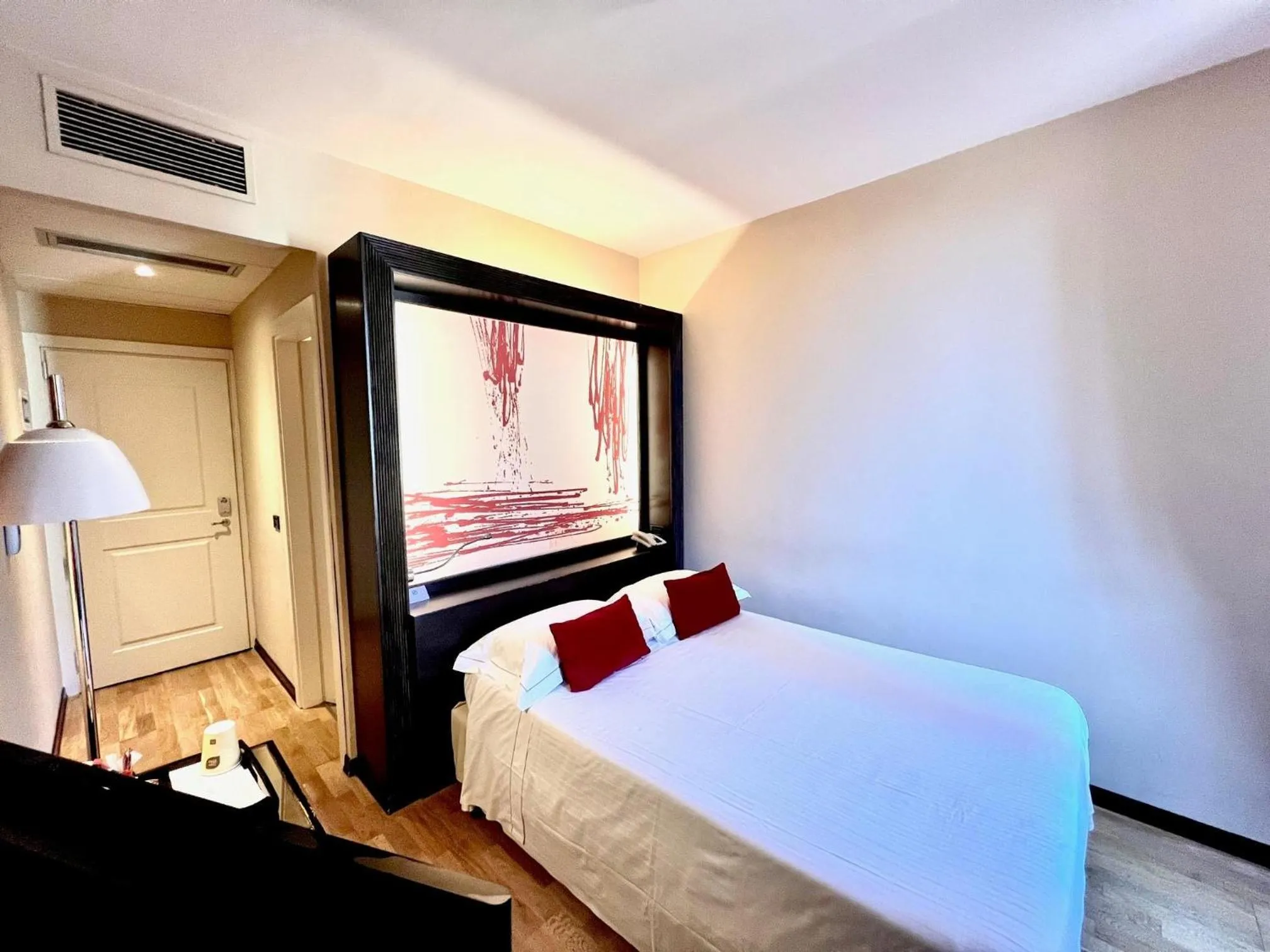 Bed in Grand Hotel Cavour