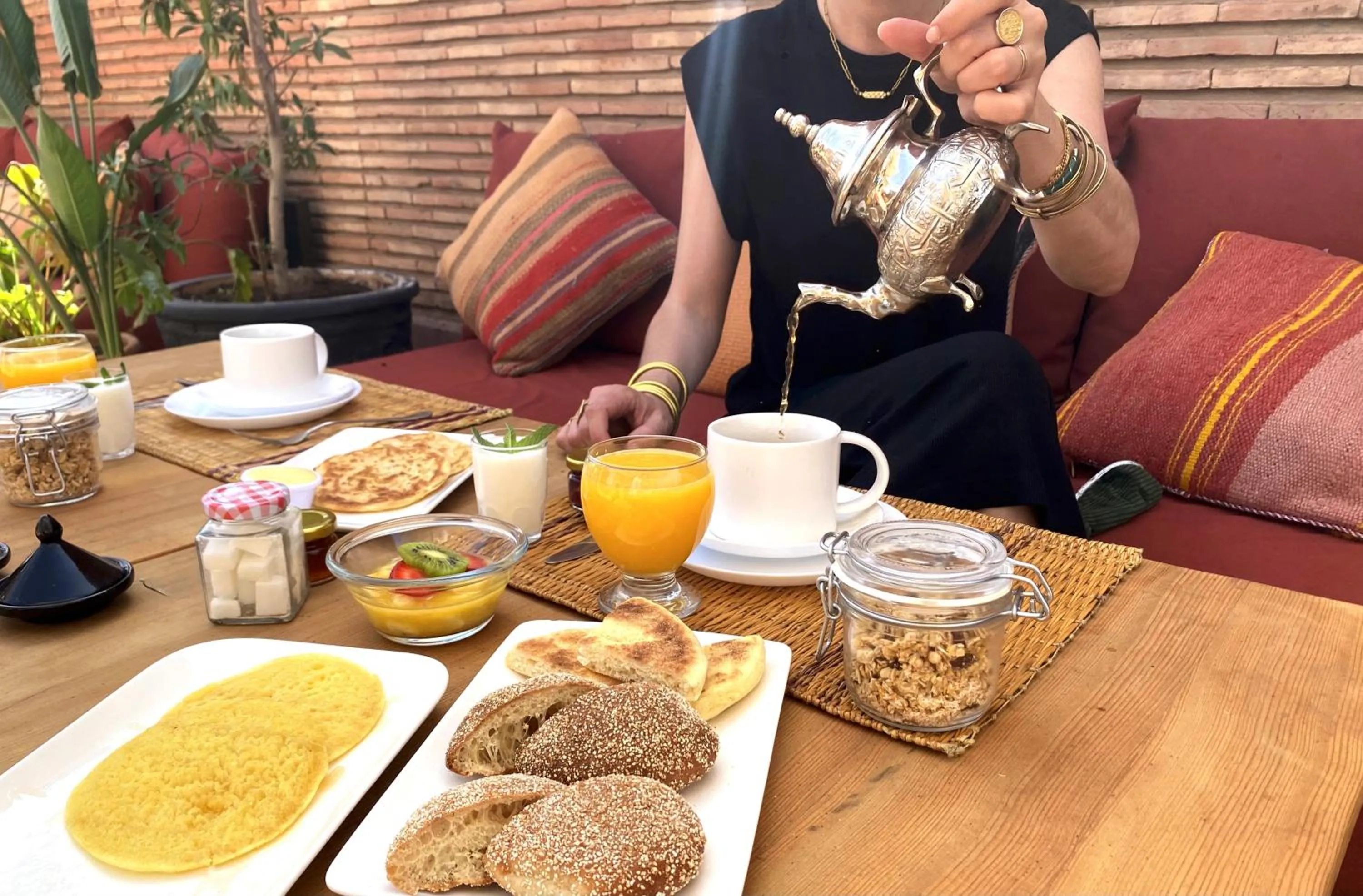Breakfast in Riad Ksar Saad & Spa