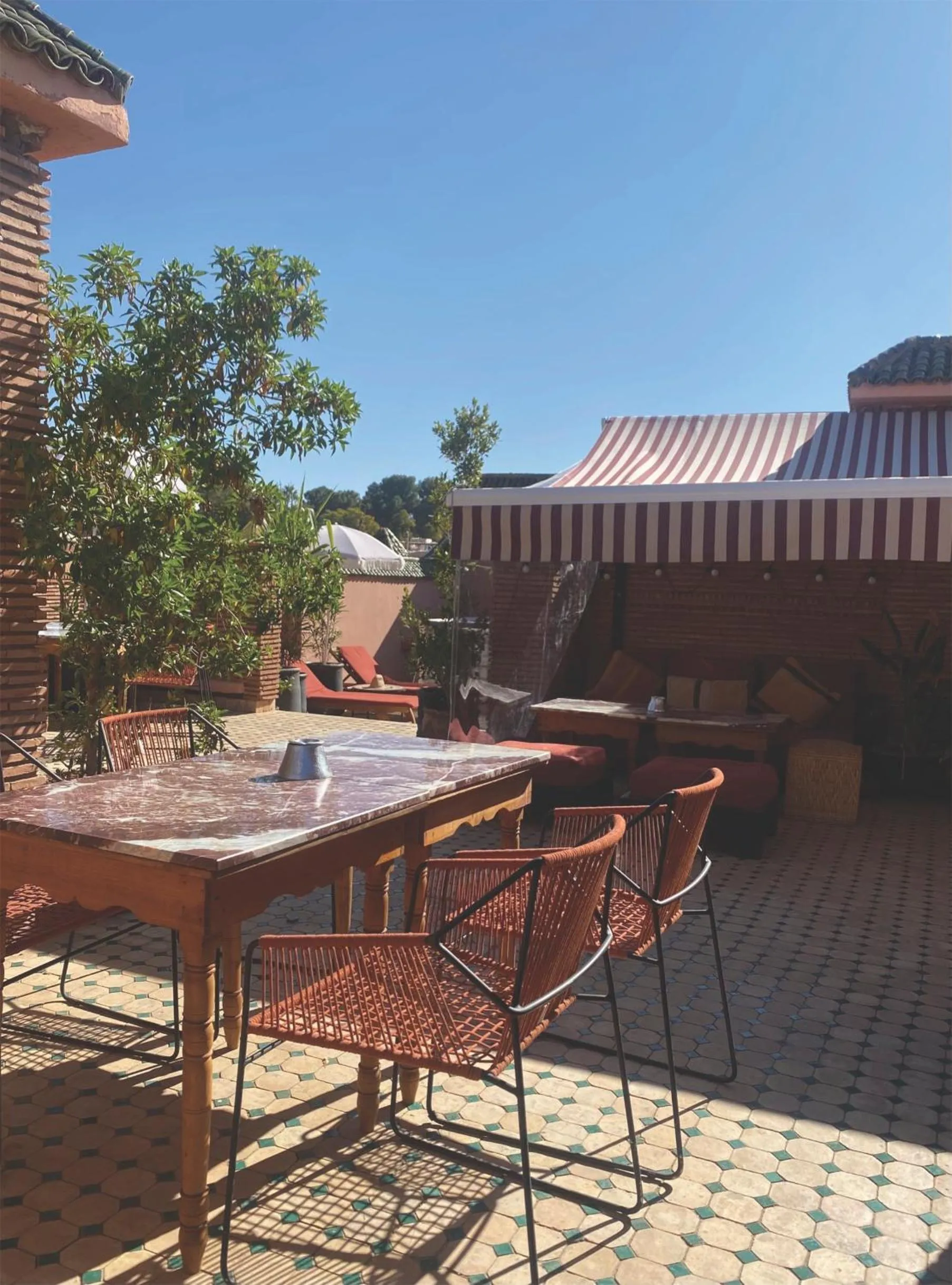 Patio in Riad Ksar Saad & Spa