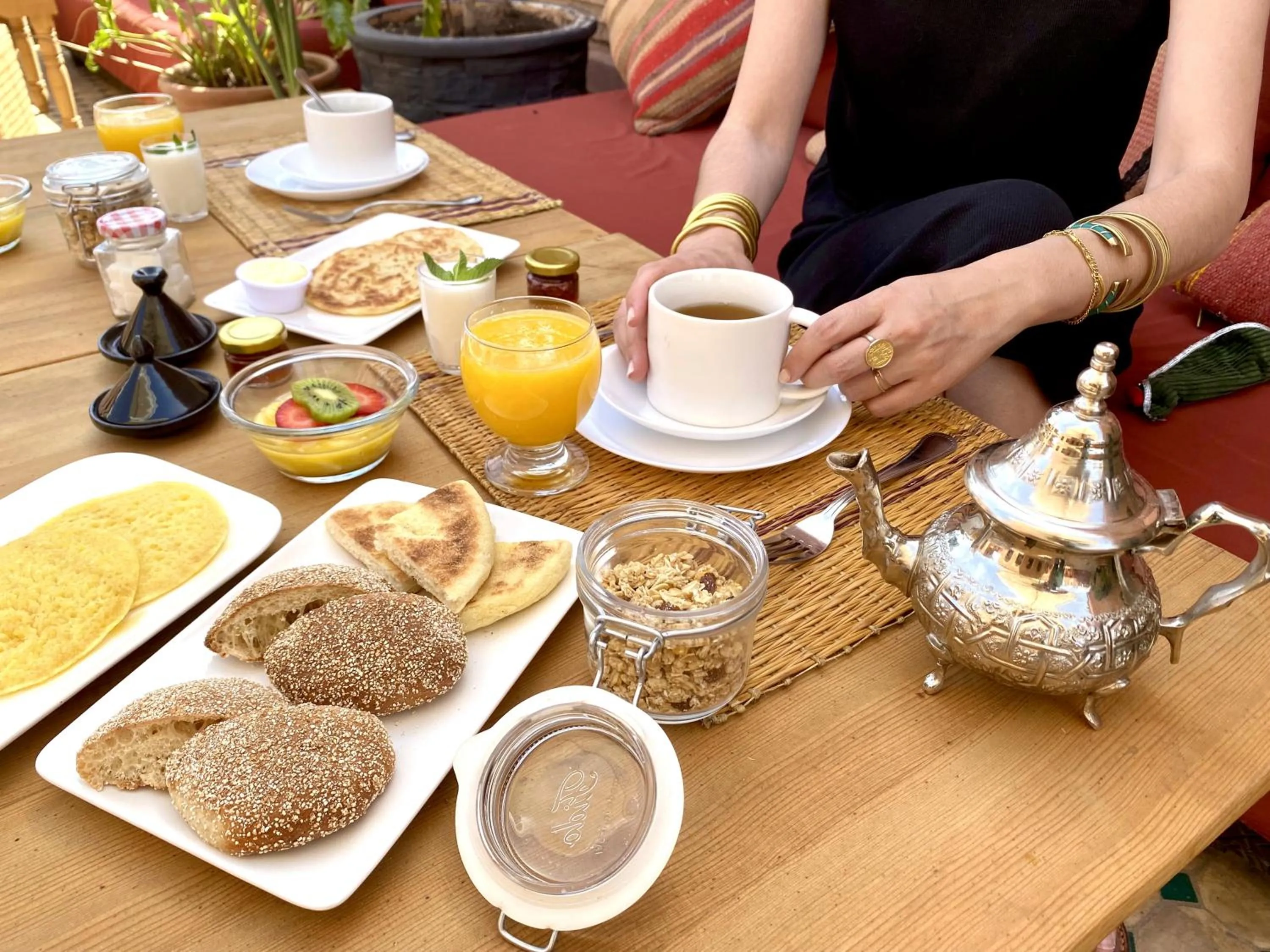 Breakfast in Riad Ksar Saad & Spa