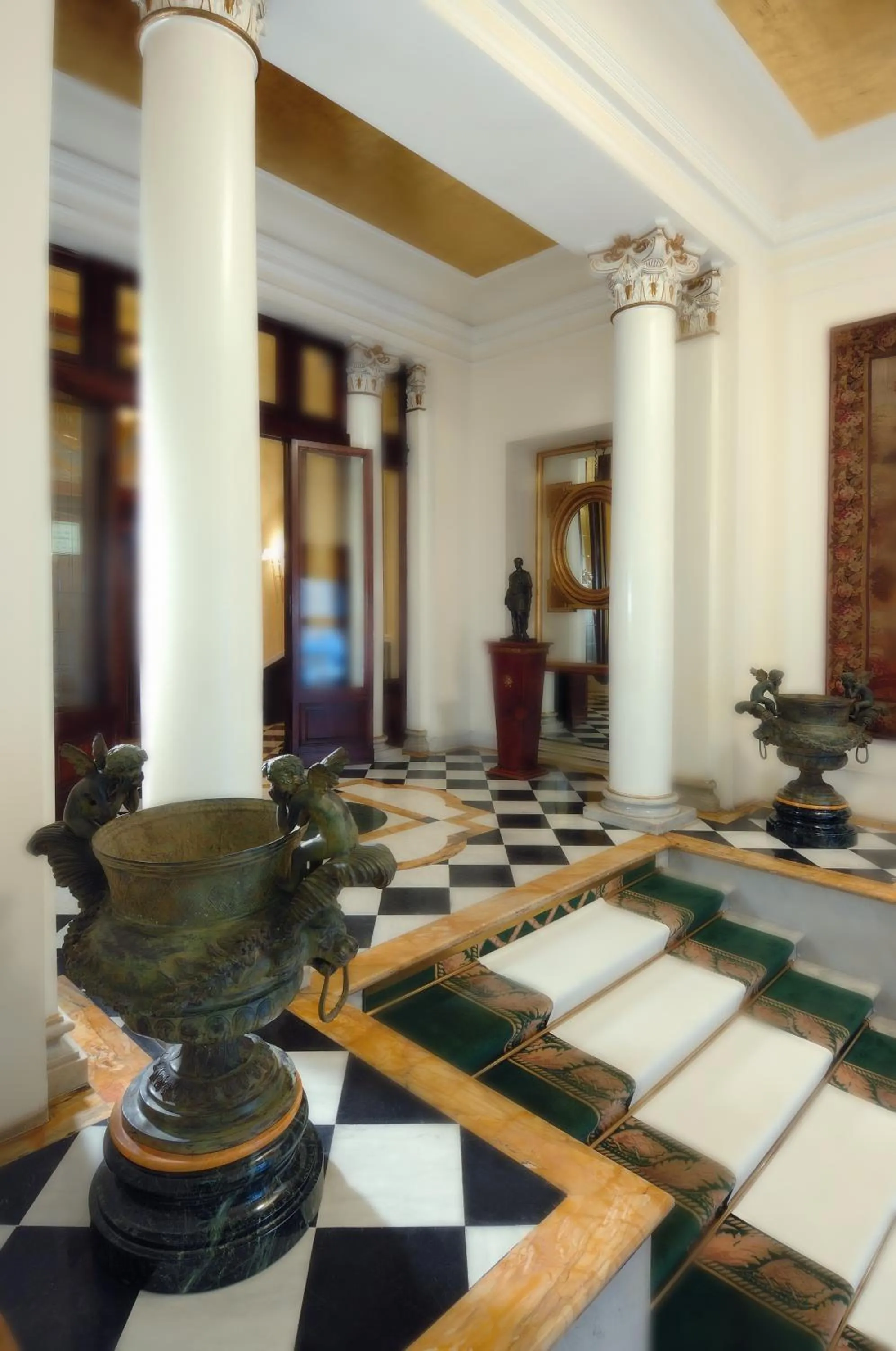 Lobby or reception in Hotel Giulio Cesare