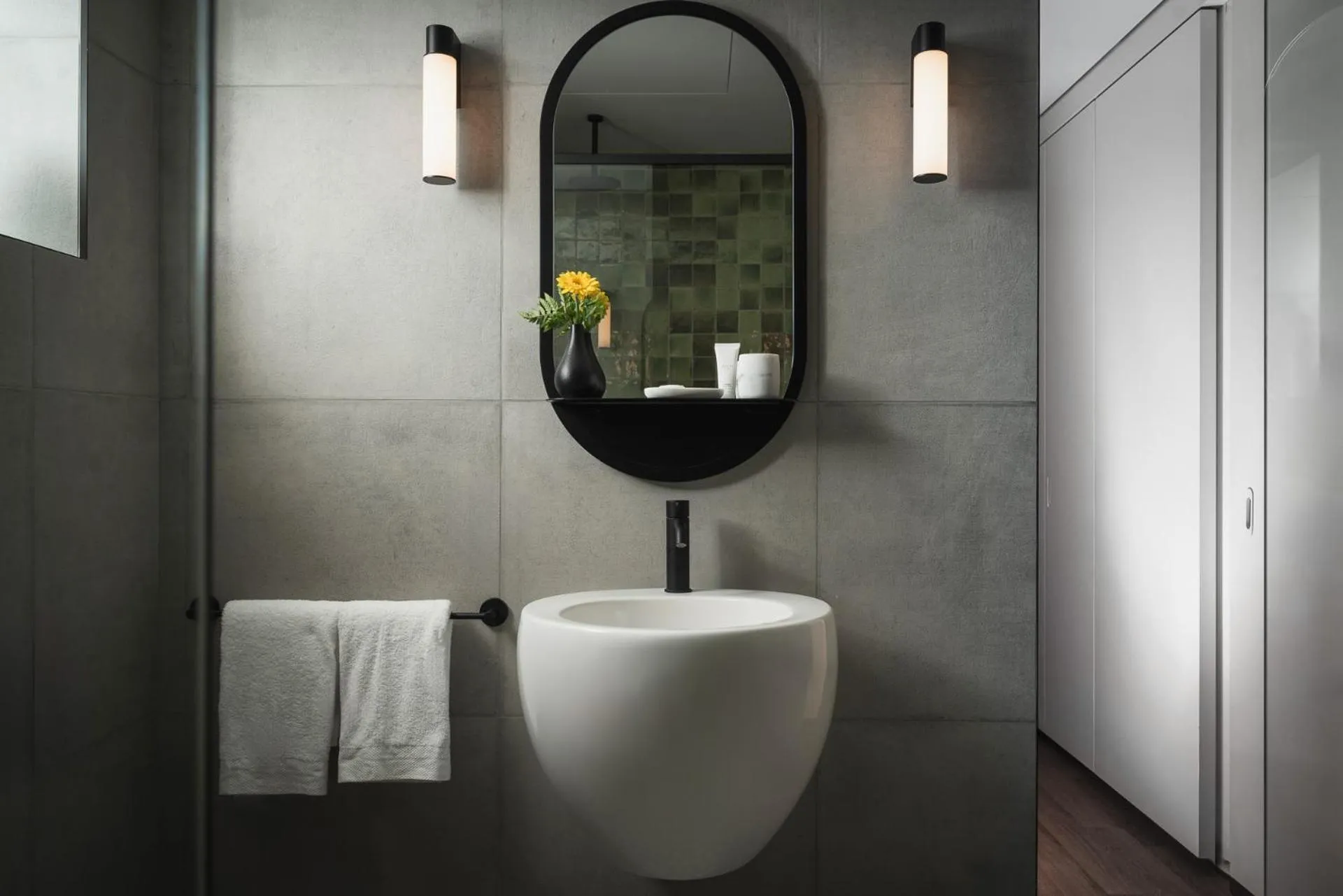 Bathroom in DuoMo Hotel